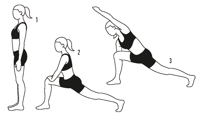  Lunge with Reach and Twist