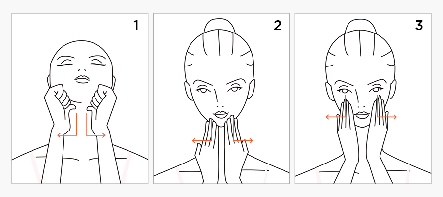 선명한 이목구비를 위한 림프 마사지 방법