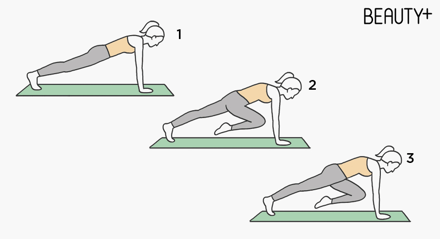 플랭크 운동 이미지 
