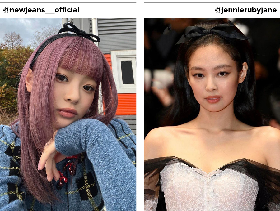 스타 패션, 헤어밴드 스타, 헤어밴드, 제니, 하니