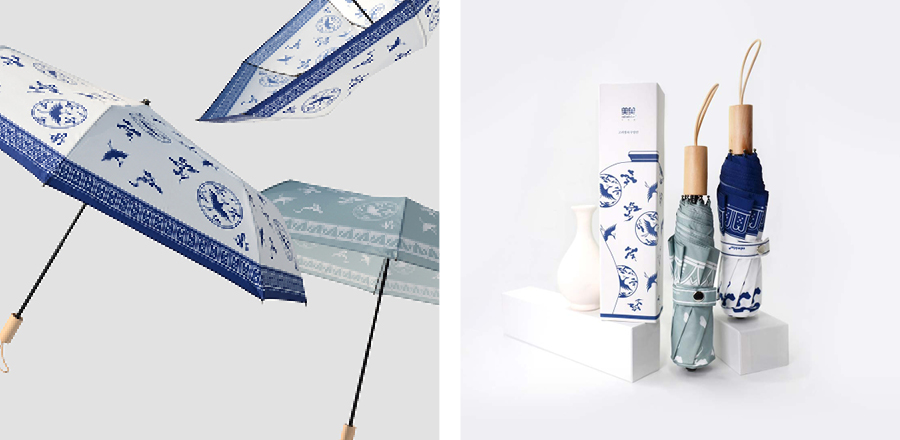 뮤지엄샵 고려창자 3단 우산 이미지