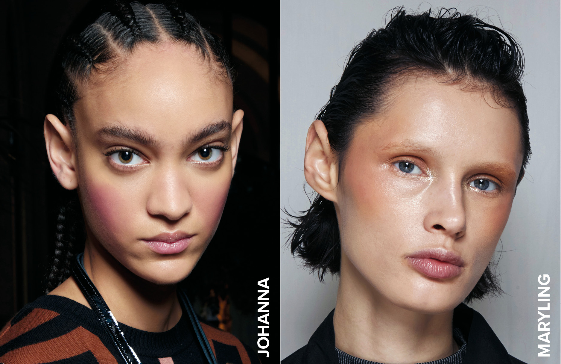 촉촉한 피부 표현에 블러셔 하나로 살리는 스킨 메이크업