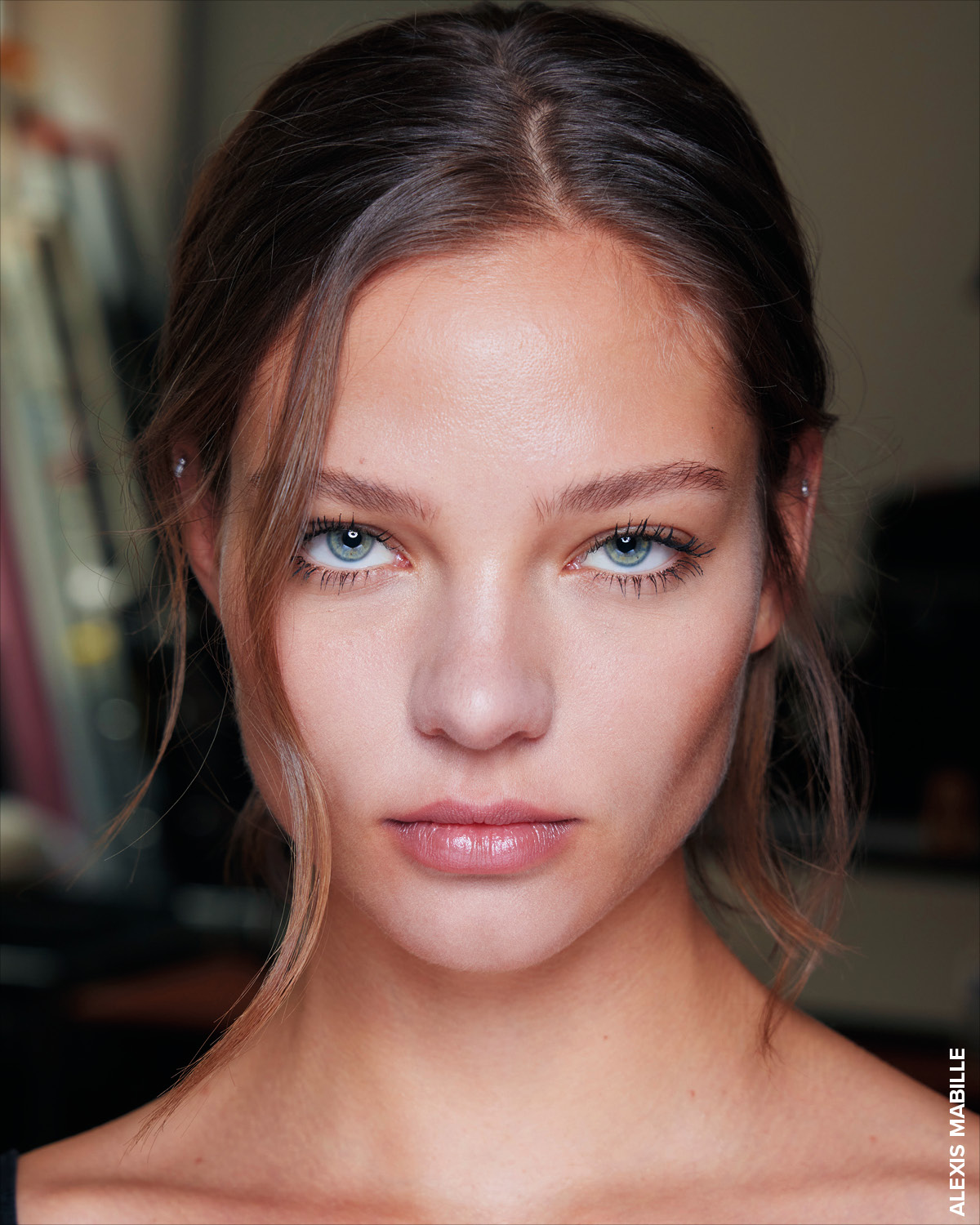 알렉시스 마빌 런웨이의 커튼 뱅