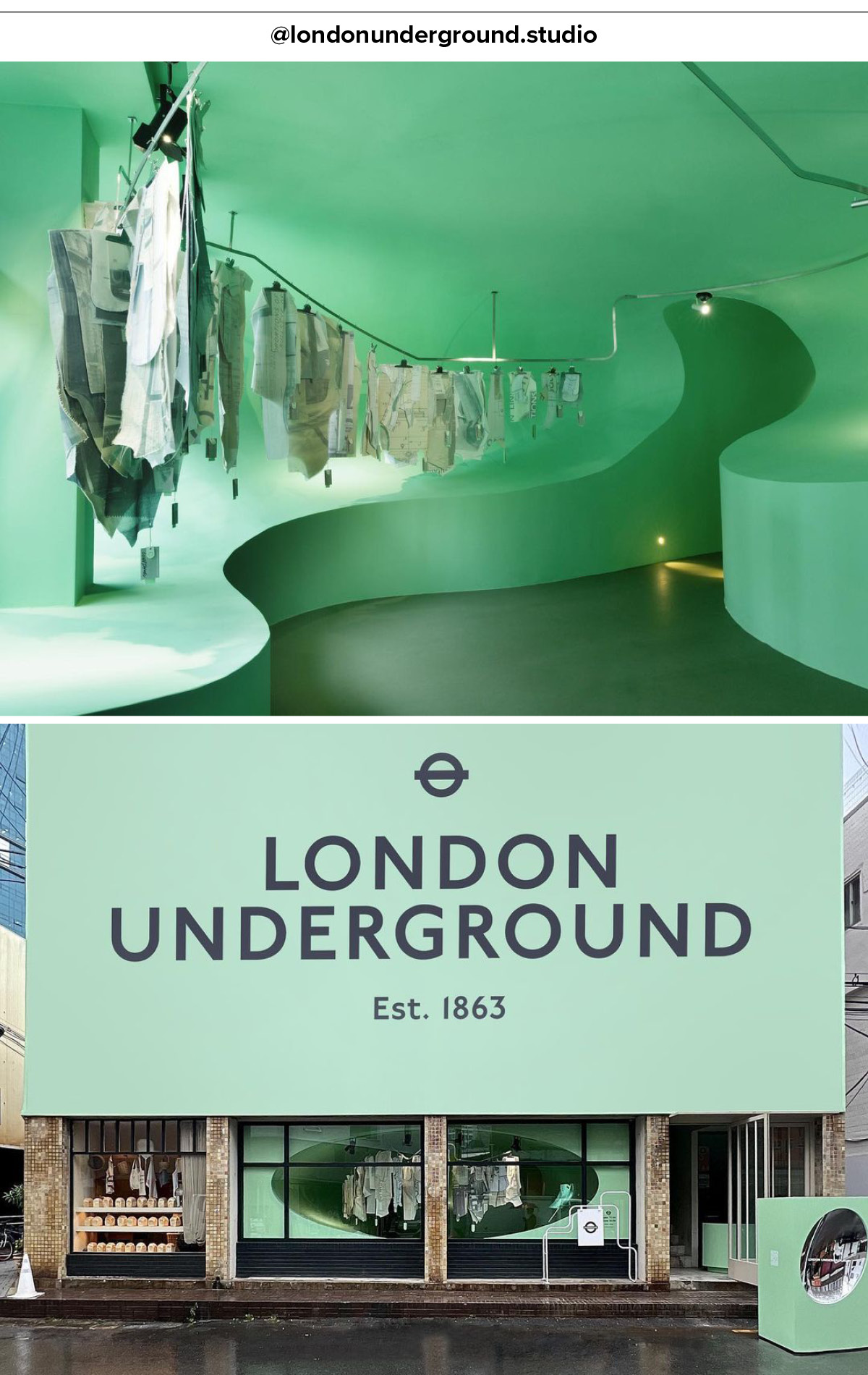 런던 언더그라운드 : FIND YOUR UNEXPECTED MOMENT 팝업 스토어