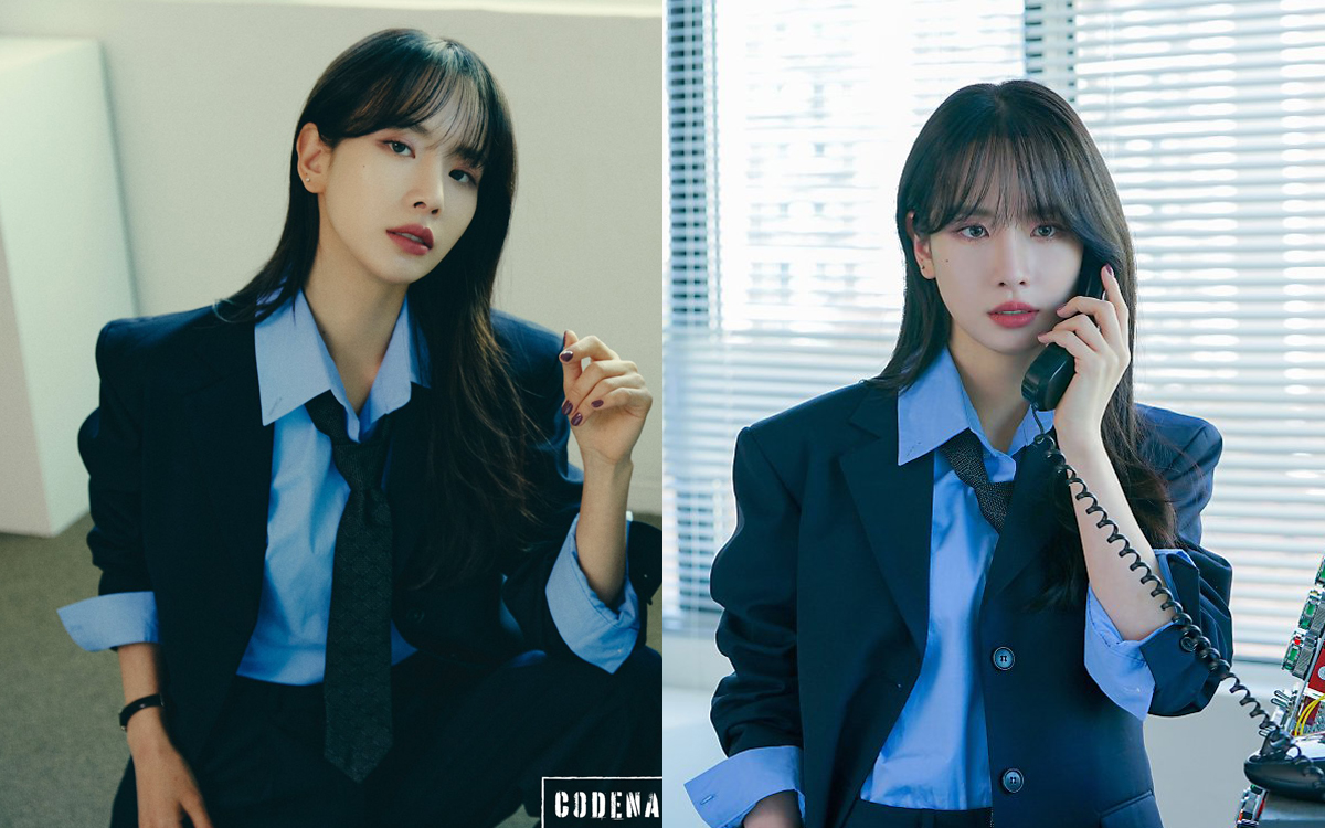 수트를 착용한 우주소녀 설아