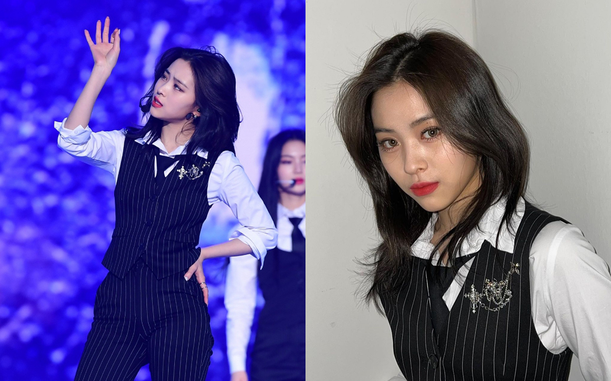 수트를 착용한 있지 류진