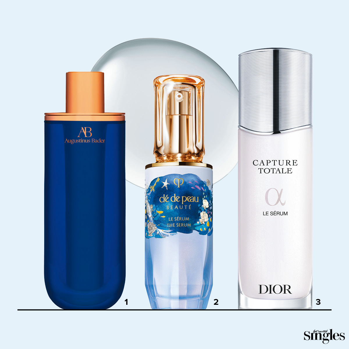 아우구스티누스 바더 더 세럼, 끌레드뽀 보떼 더 세럼, 디올 캡춰 토탈 르 세럼