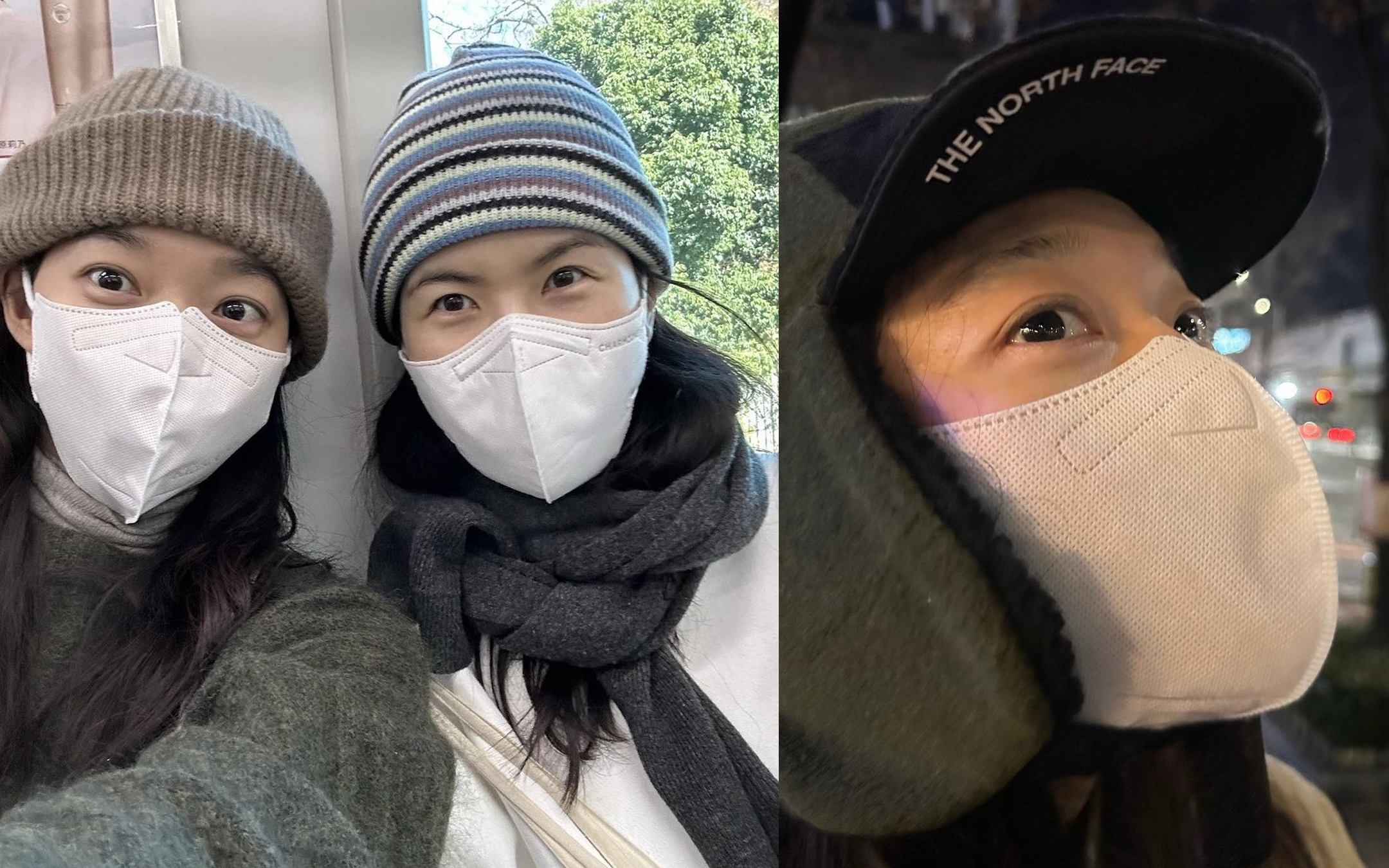 모자를 착용한 신민아