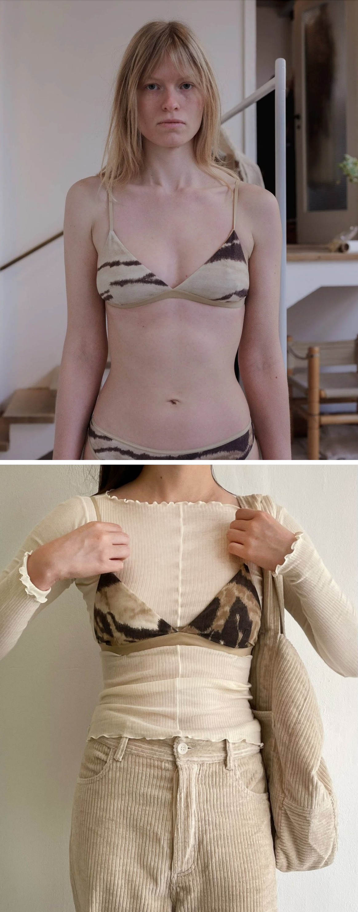 란제리 브랜드 베이스레인지의 밤부 소재 미시시피 브라