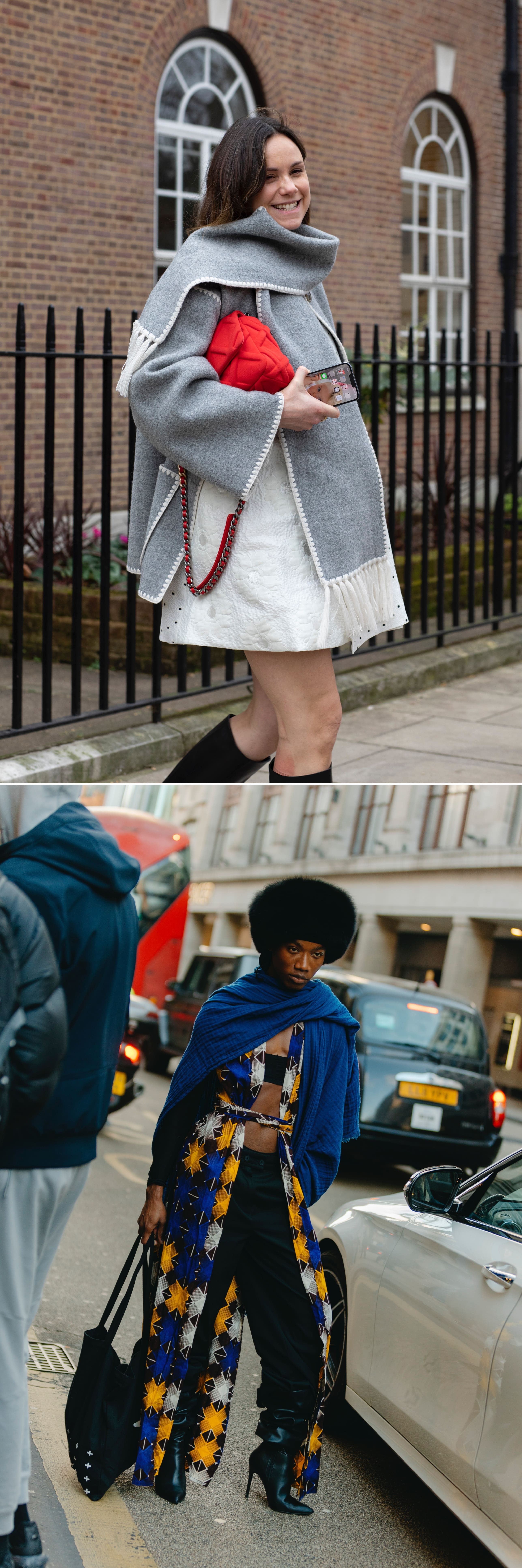 올겨울 숄 트렌드