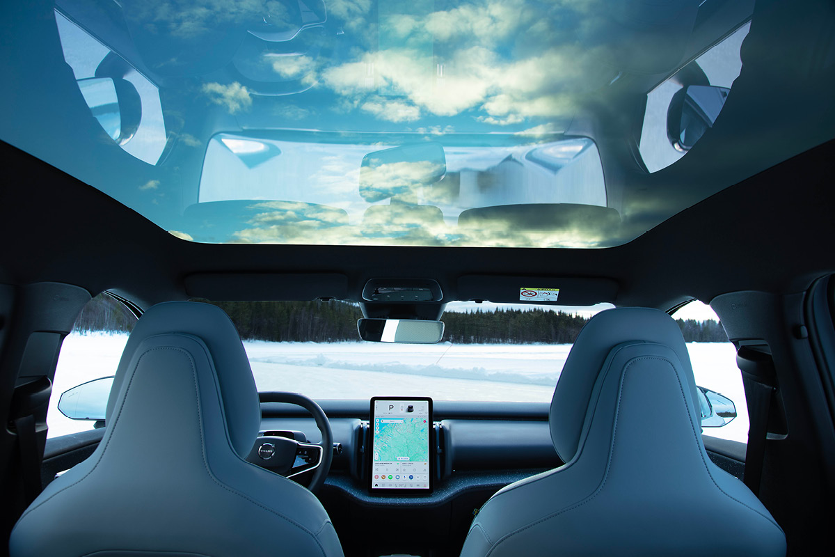 볼보 EX30 내부 모습