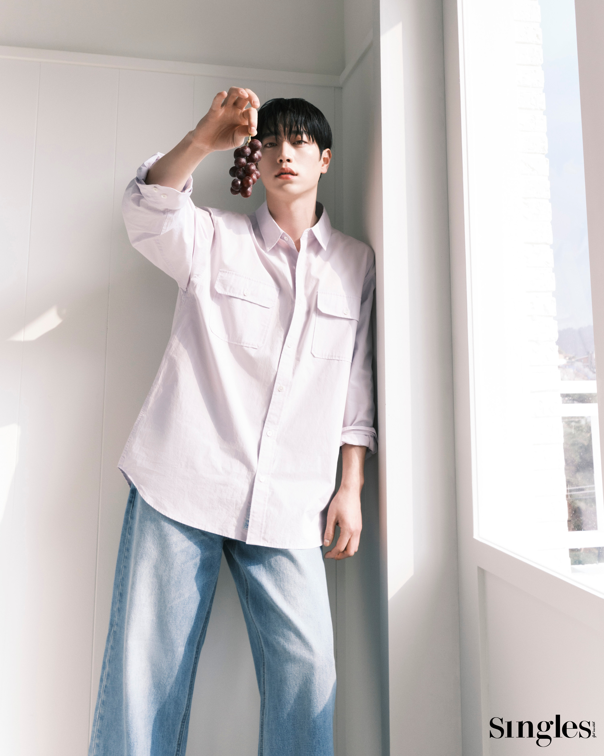 서강준의 싱글즈 뷰티화보, 서강준 뷰티 화보,  서강준 셔츠, 서강준, 포