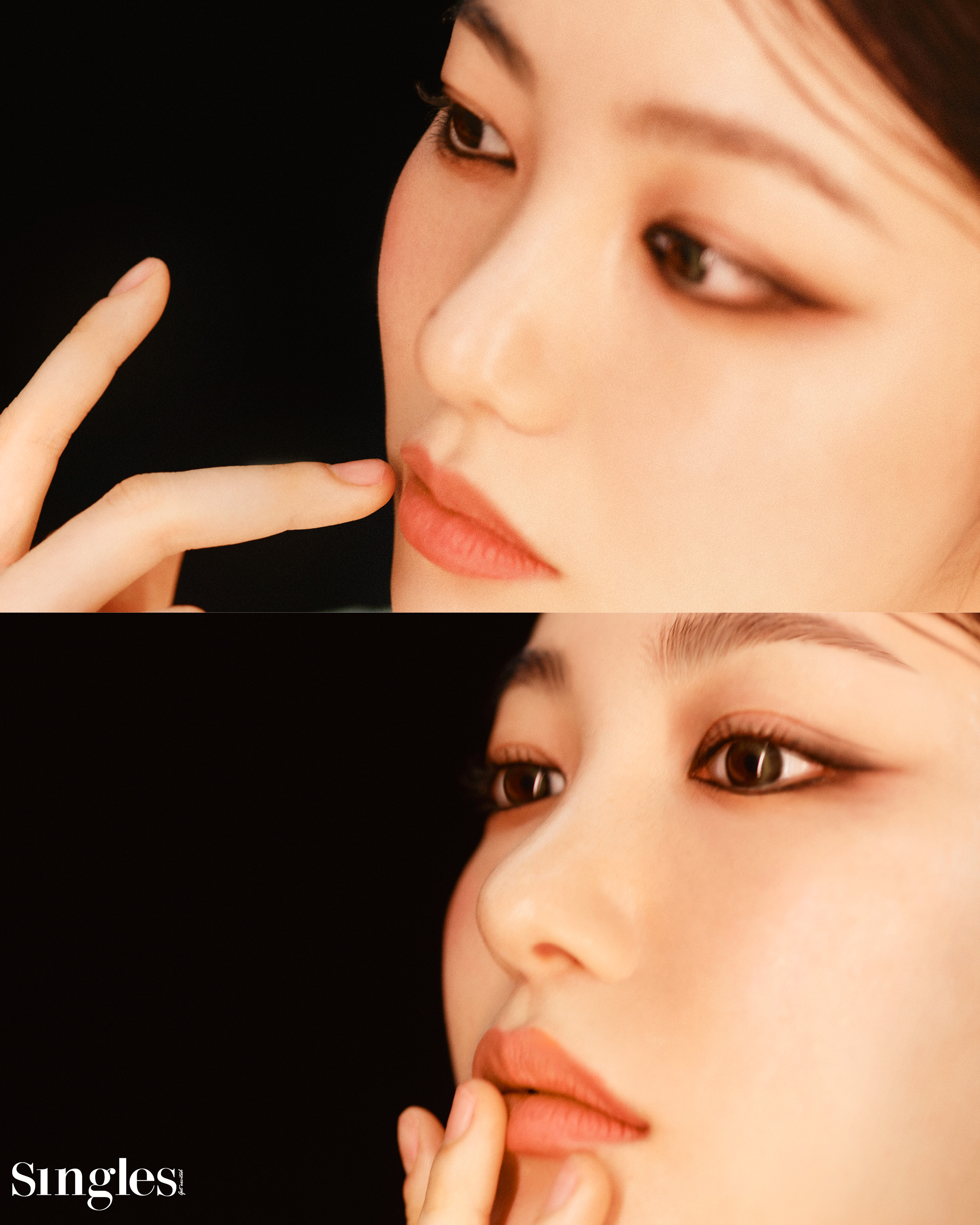 신예은 싱글즈 화보, 신예은, 신예은 화보, 신예은 화장, 신예은 립, 신예은 스모키,