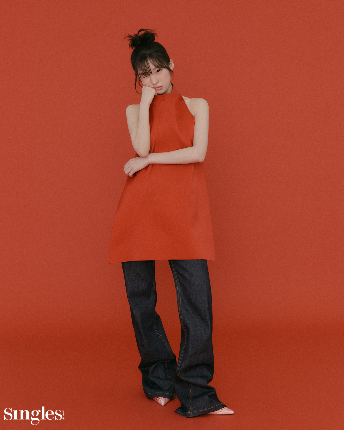 오마이걸 아린의 싱글즈 화보, 아린, 오마이걸 아린, 아린 싱글즈, 아린 싱글즈 화보, 아린 메이크업, 아린 립, 아린 핑크셰도, 아린 립 