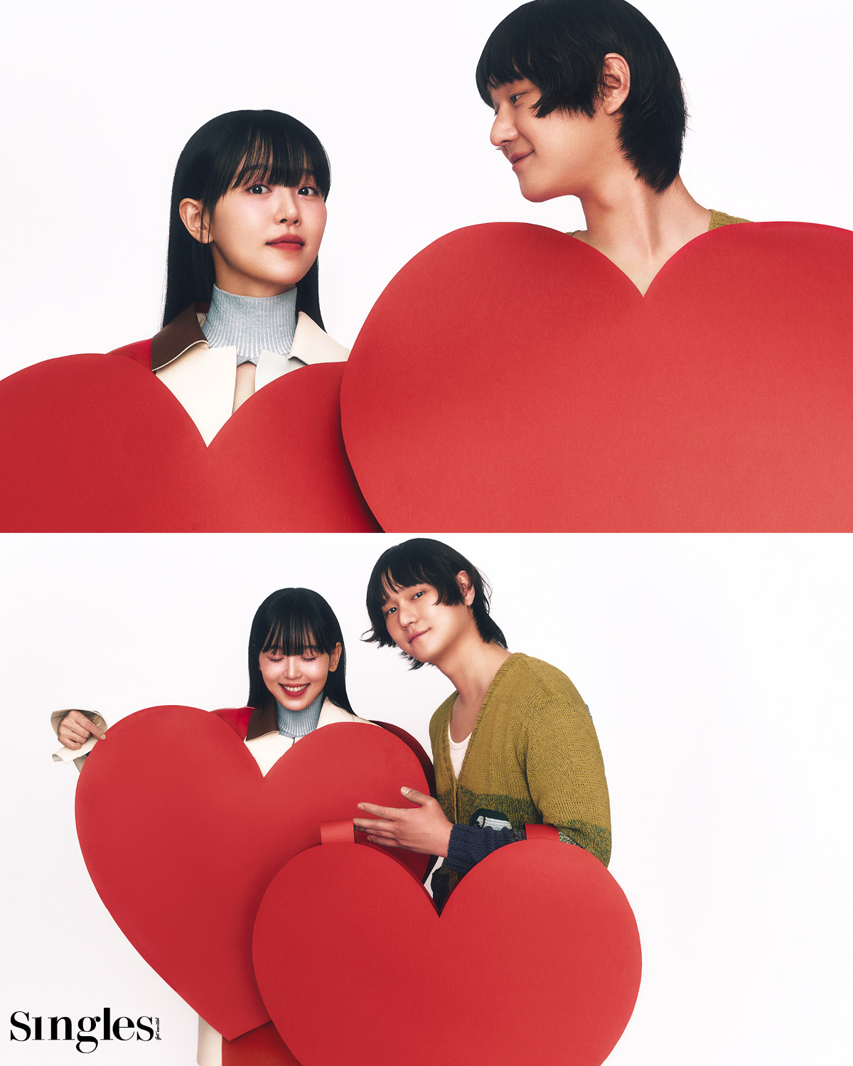 고경표, 강한나 싱글즈 화보