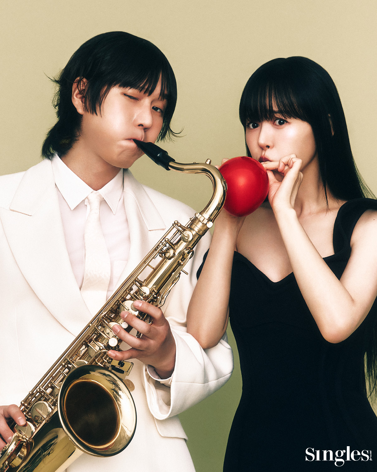 고경표, 강한나 싱글즈 화보