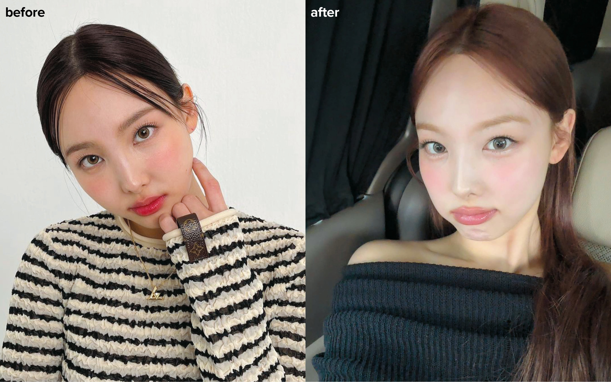 눈썹 색 바꾸기