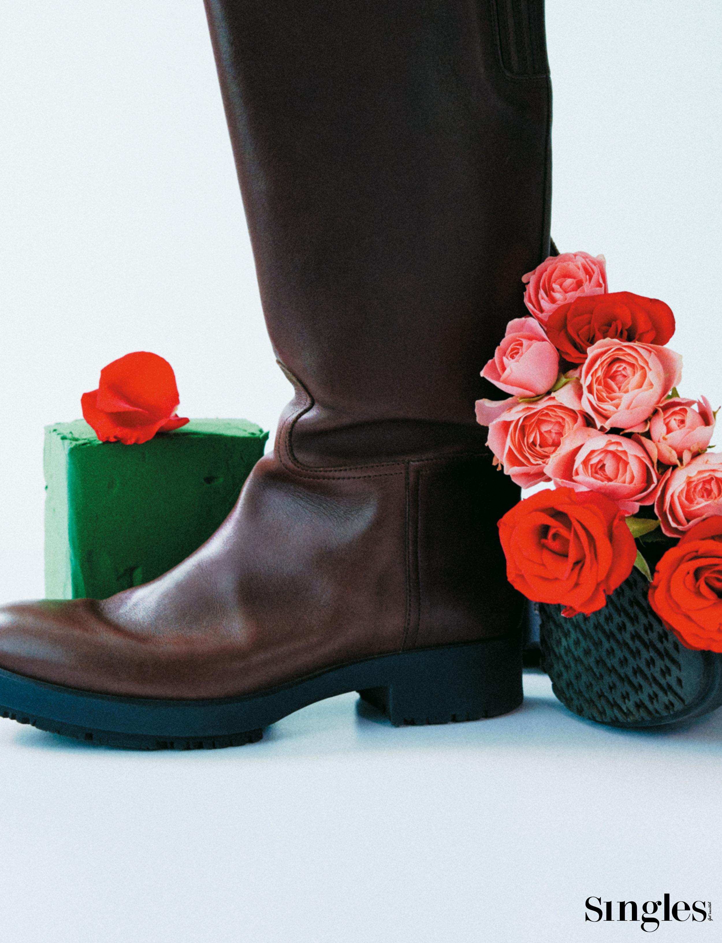 에르메스 모카 컬러 부츠