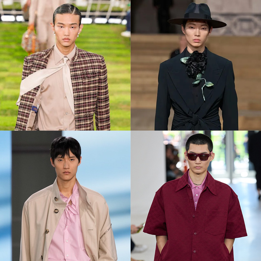 2025 S/S 맨즈패션위크에서 만난 한국 모델들