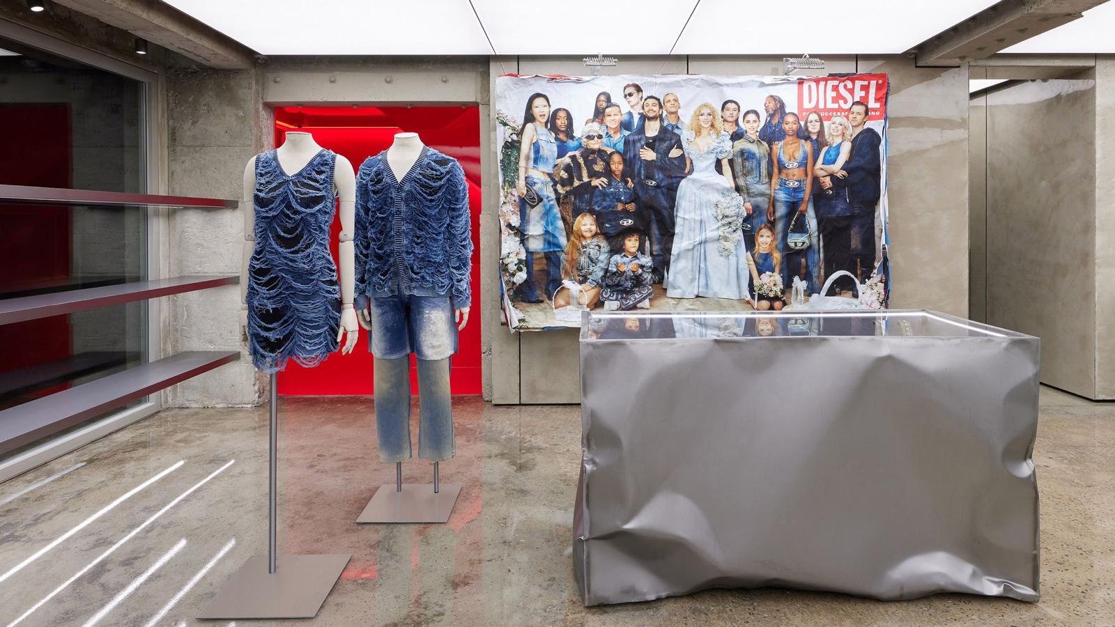 지난 19일 디젤 도산 스토어 오픈을 기념해 프리 오픈 행사가 열렸다