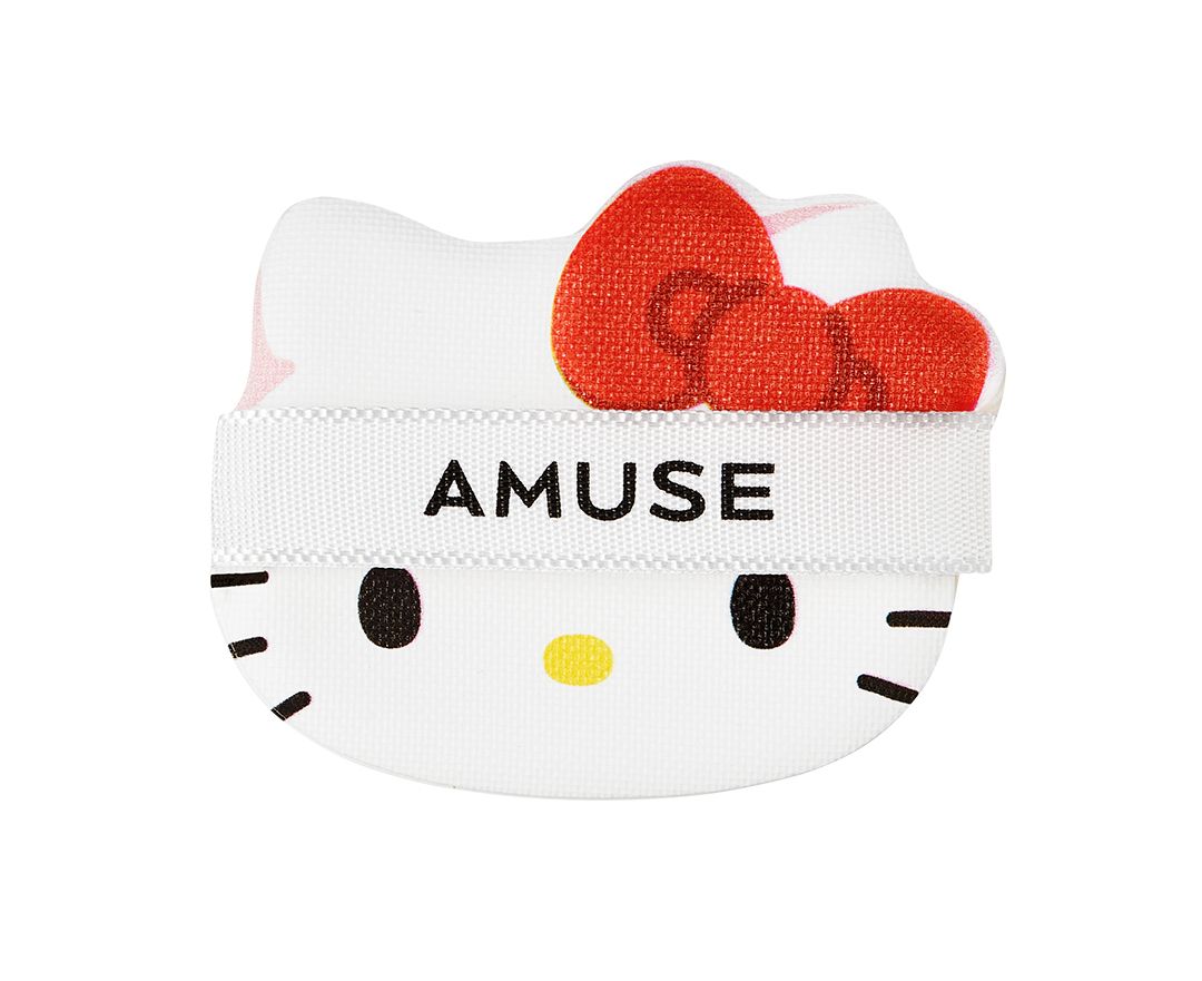 어뮤즈 헬로키티 콜라보 리미티드 에디션 세라믹 스킨 퍼펙터 쿠션 SPF40/ PA++ 3만8000원.