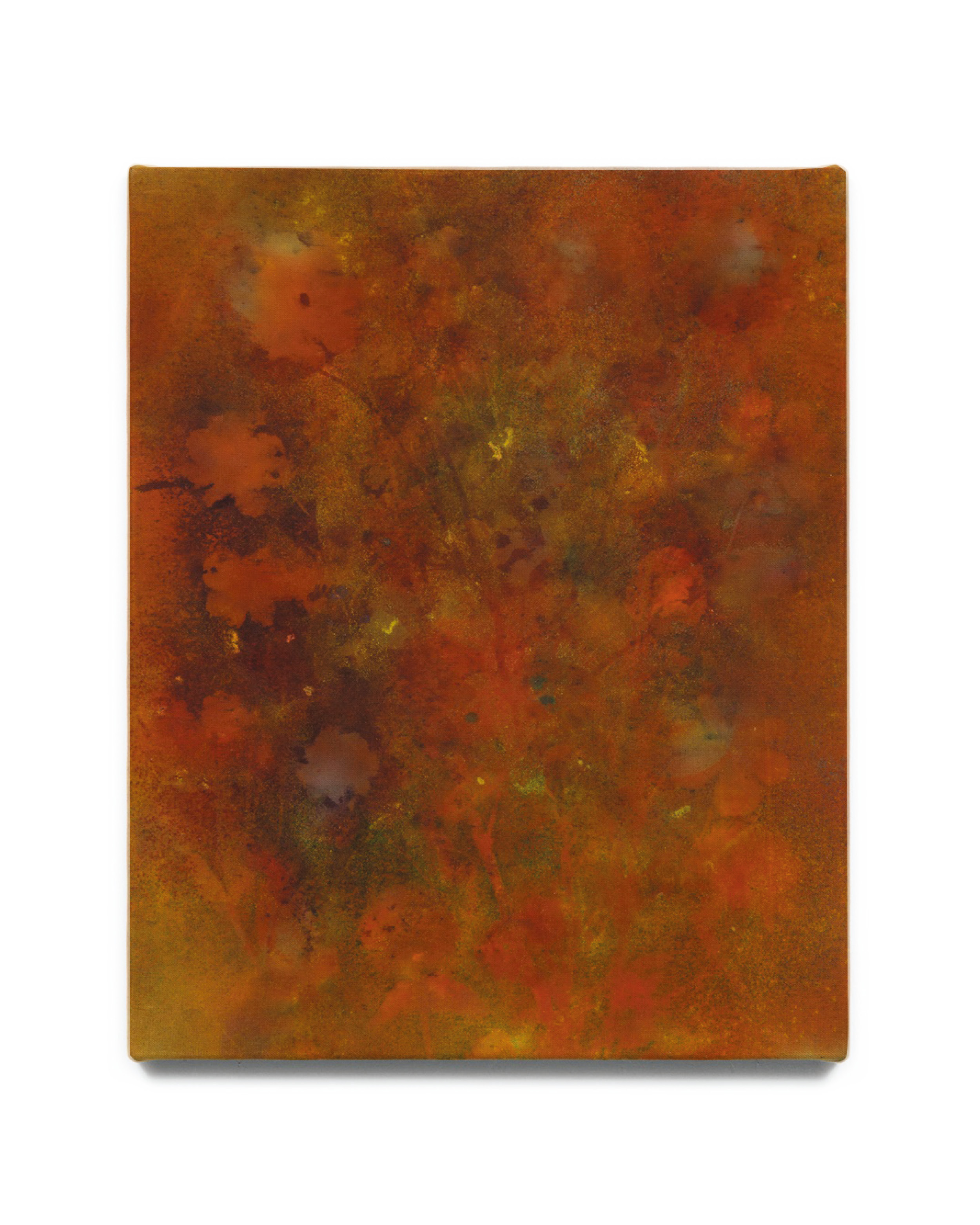 Mesa Dahlias 2020 Pigment on canvas 67 x 54 x 3 cm / 26 3/8 x 21 1/4 x 1 1/8 in FALLS47908 Courtesy the artist and Galerie Eva Presenhuber, Zurich / Vienna ⓒ the artist Ed Mumford