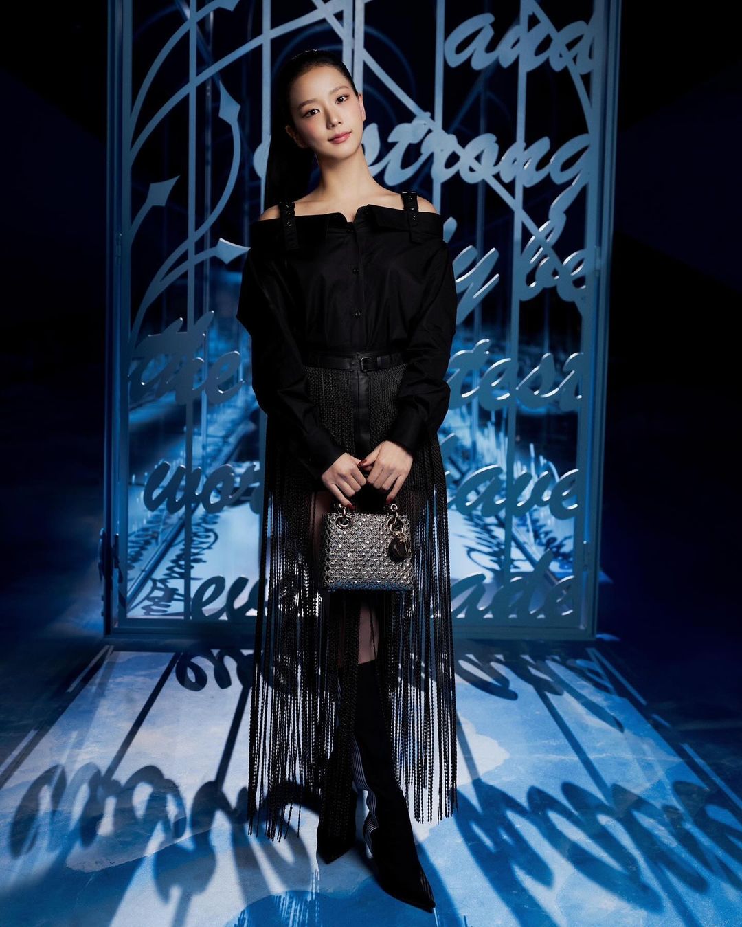 2025 S/S 파리 패션위크 디올 쇼 참석한 블랙핑크 지수