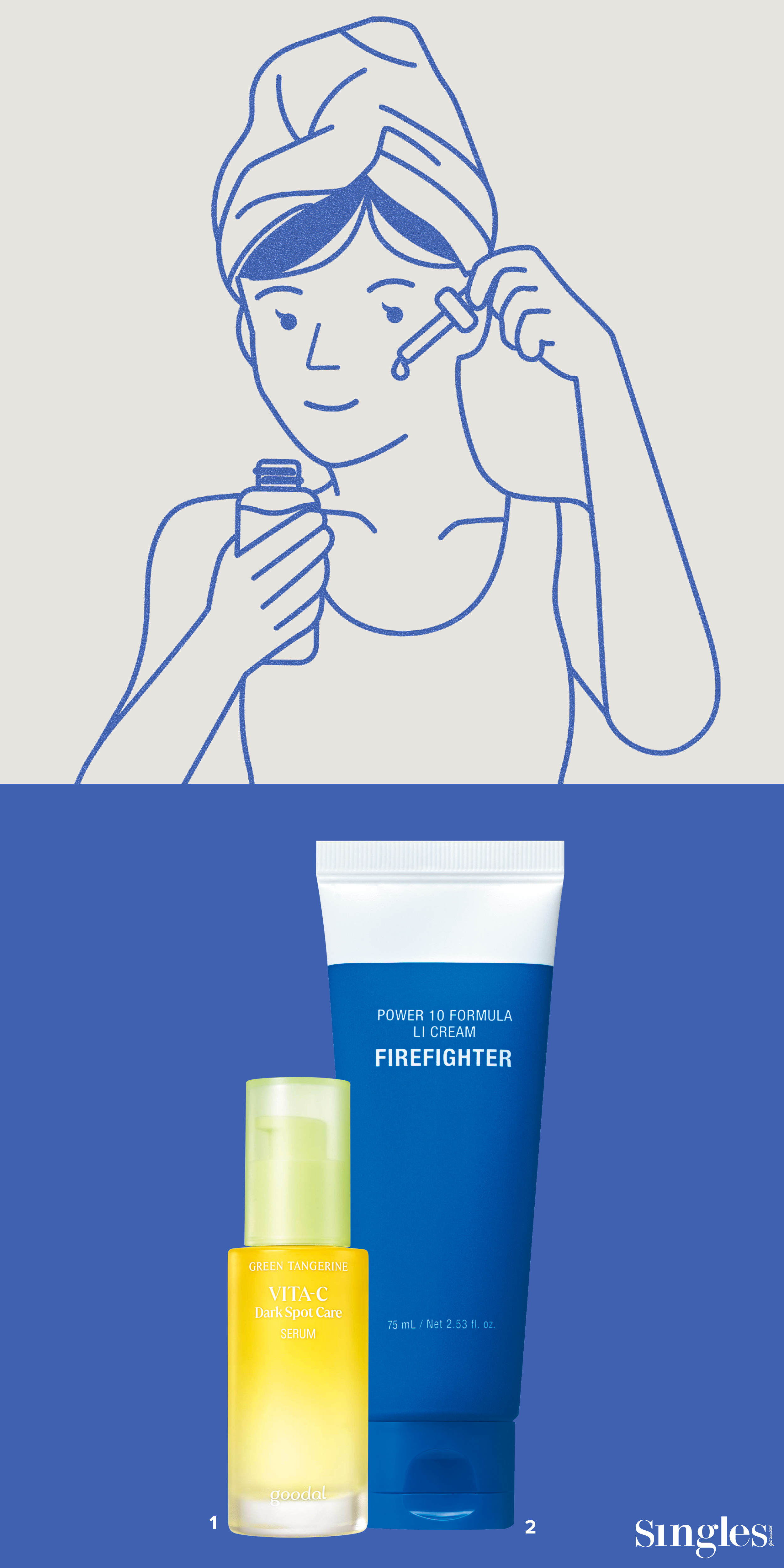 구달 청귤 비타C 잡티케어 세럼, 잇츠스킨 파워10 포뮬라 LI 크림 감초줄렌