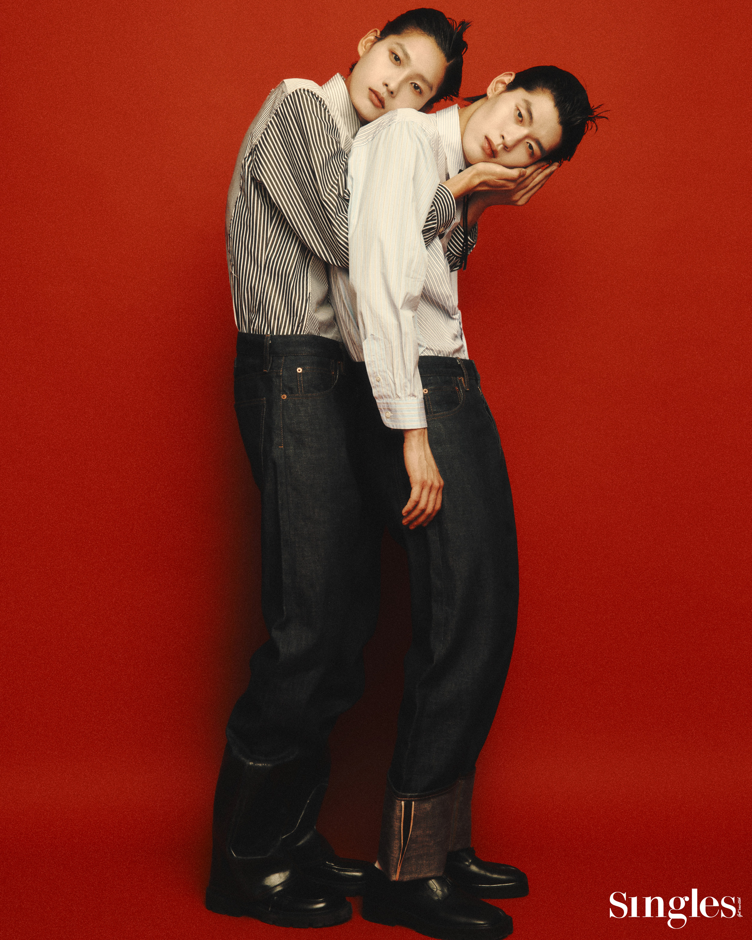 싱글즈 패션 화보, 라이징 모델, 메종 마르지엘라