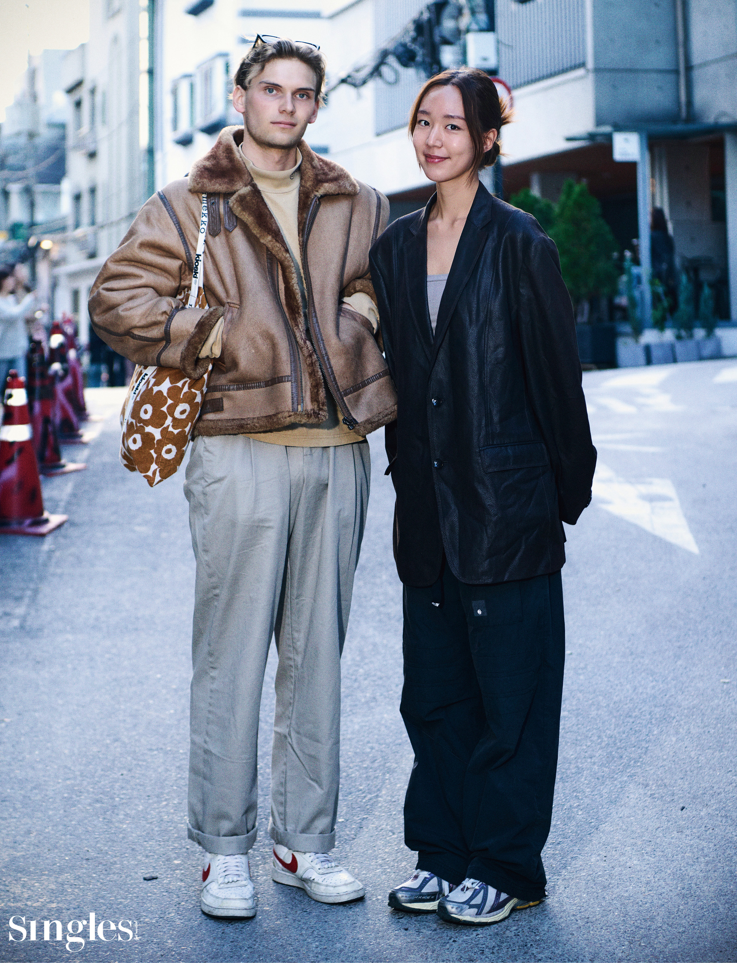 싱글즈 패션 화보, 싱글즈 특집 기사, 한남동, UKU & 이예인