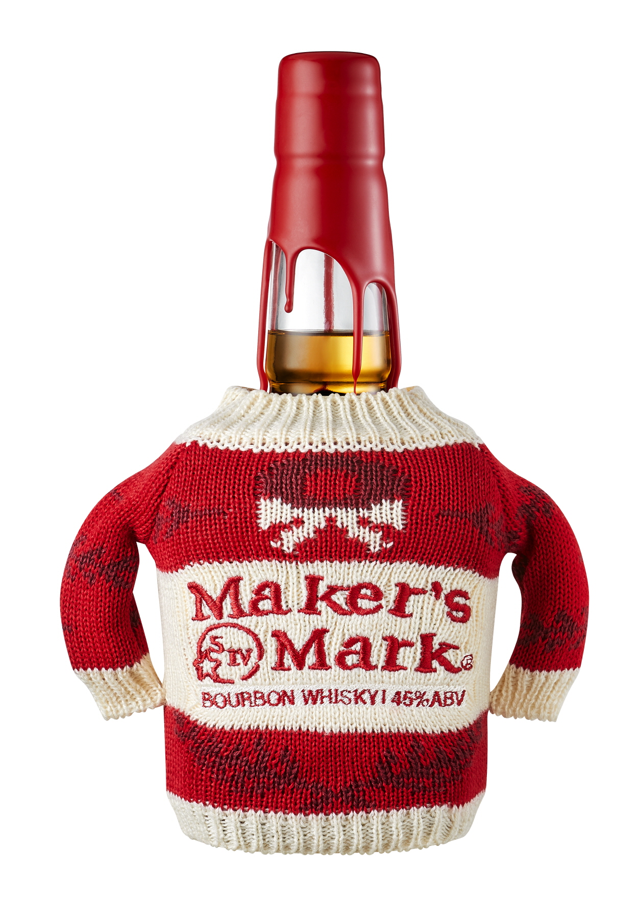 프리미엄 버번 위스키 메이커스 마크 크리스마스 스웨터 에디션