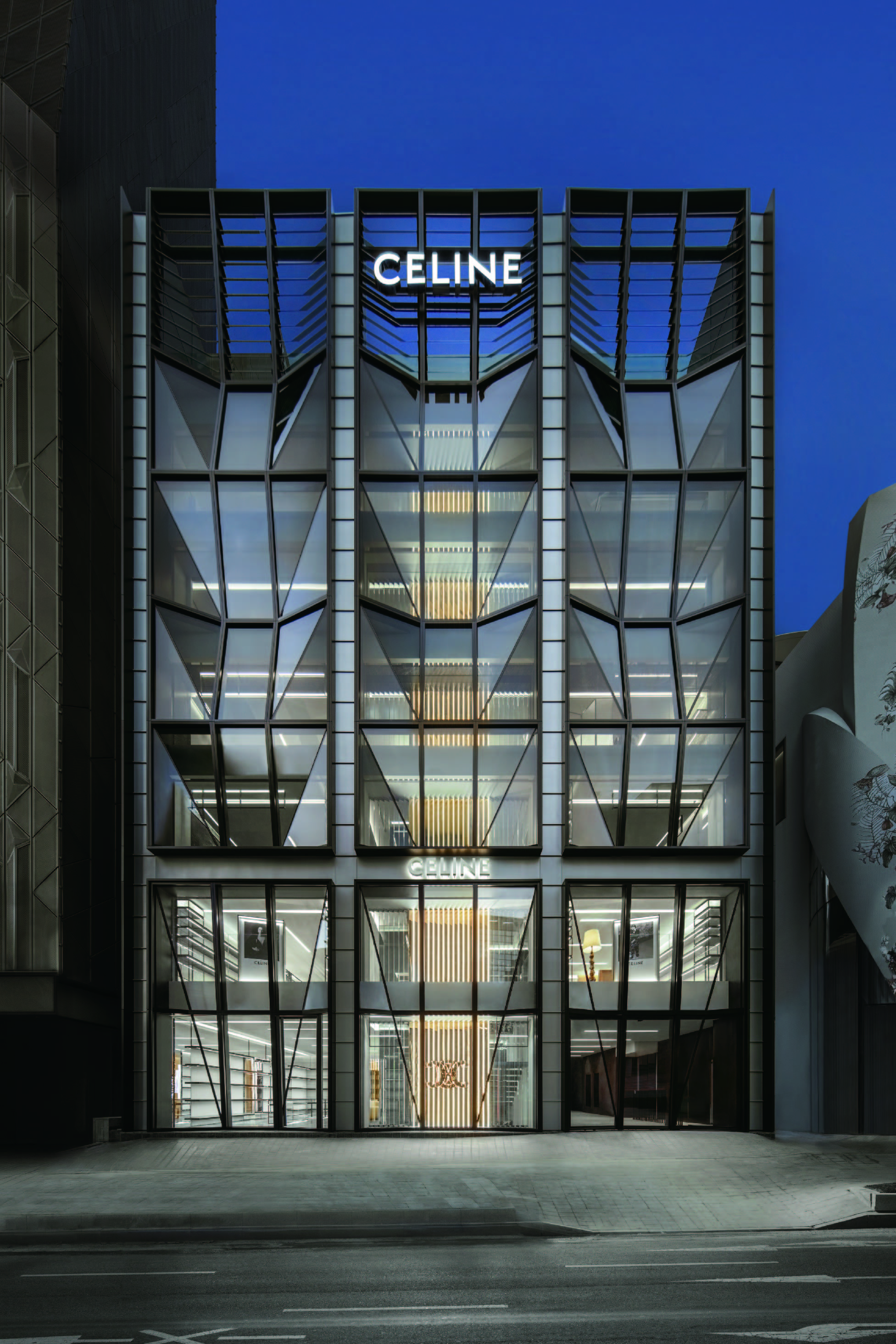 서울 청담동 중심에 셀린느의 새로운 플래그십 매장