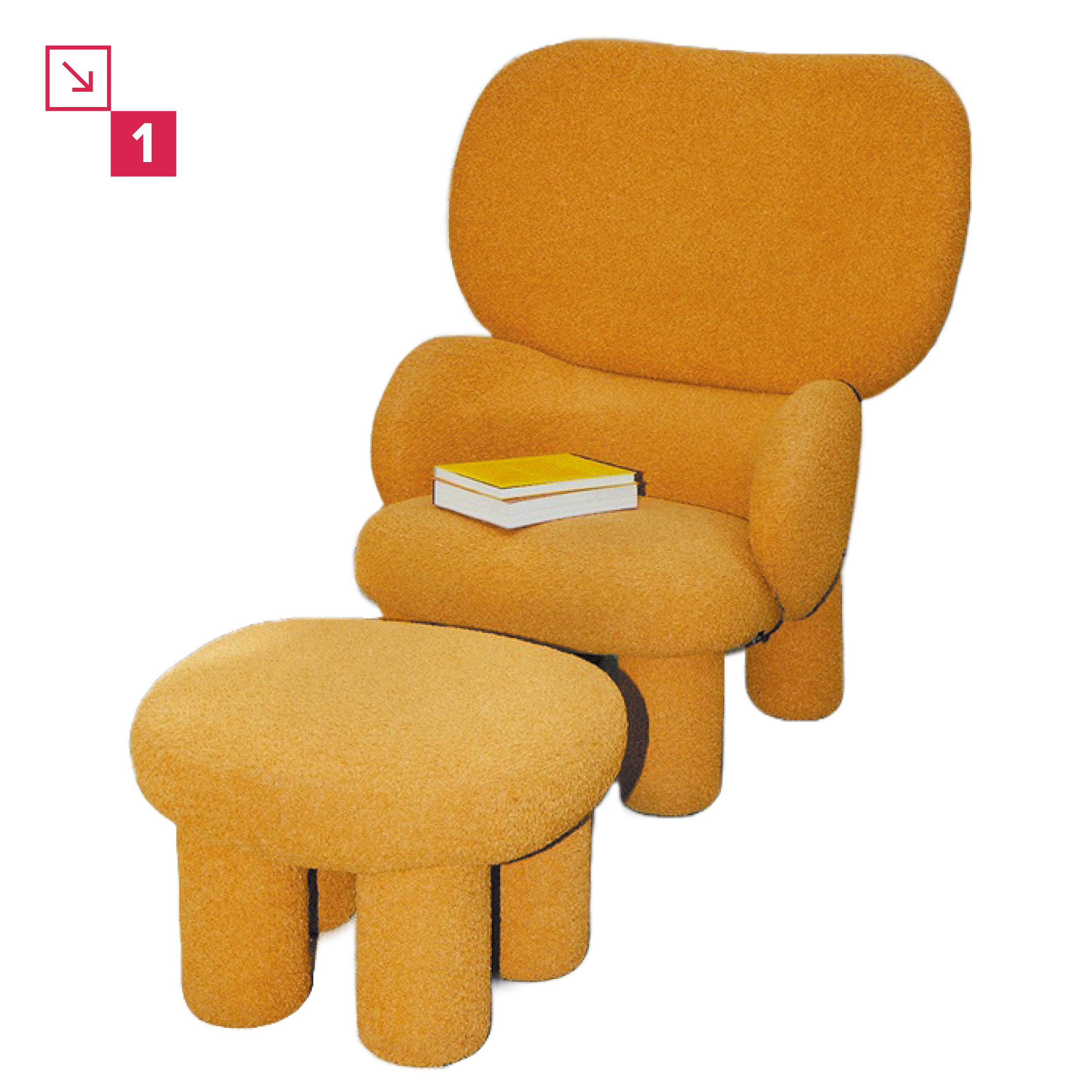 알로소 엘머 파파 암체어 