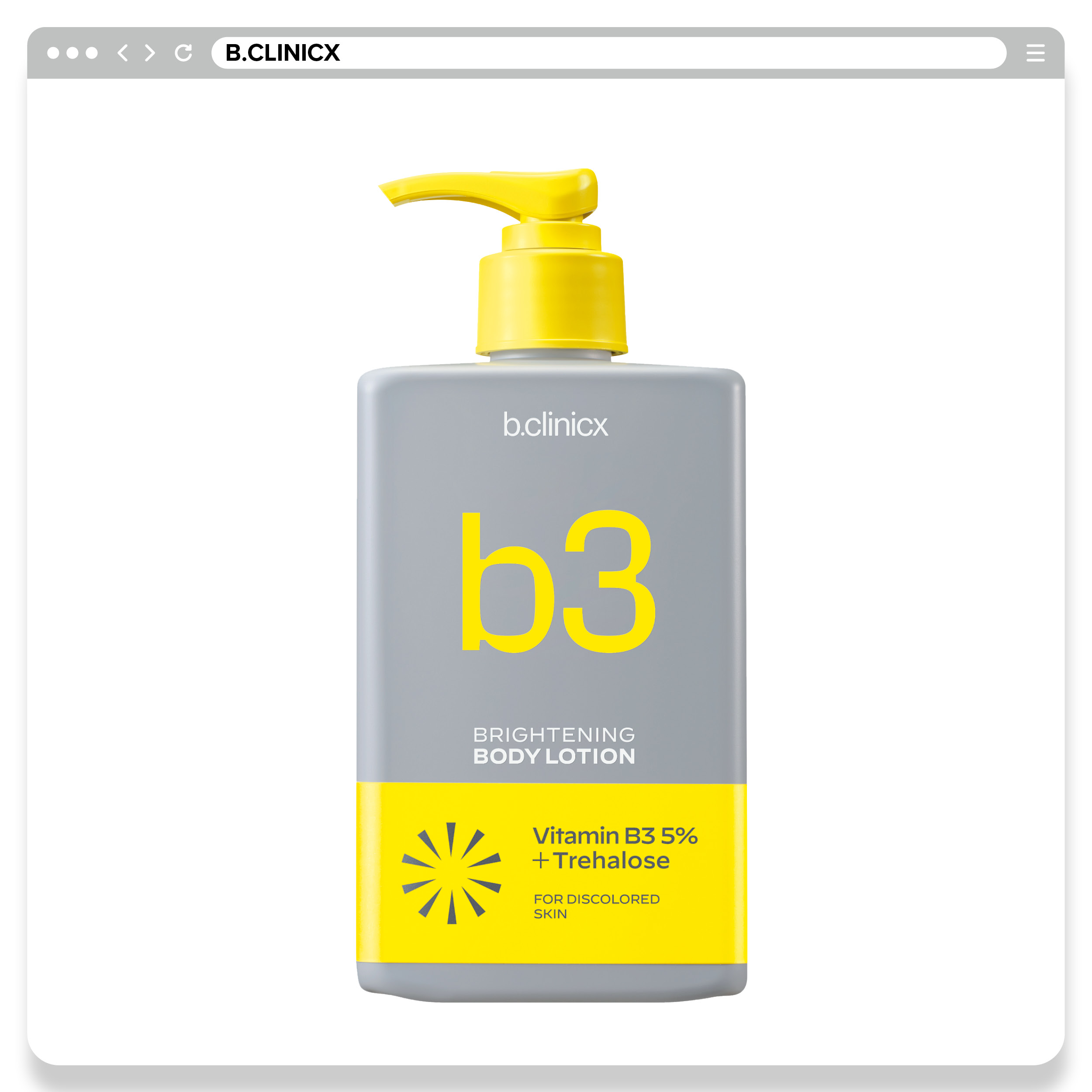 비클리닉스 나이아신아마이드 5% 브라이트닝 턴온 바디 로션