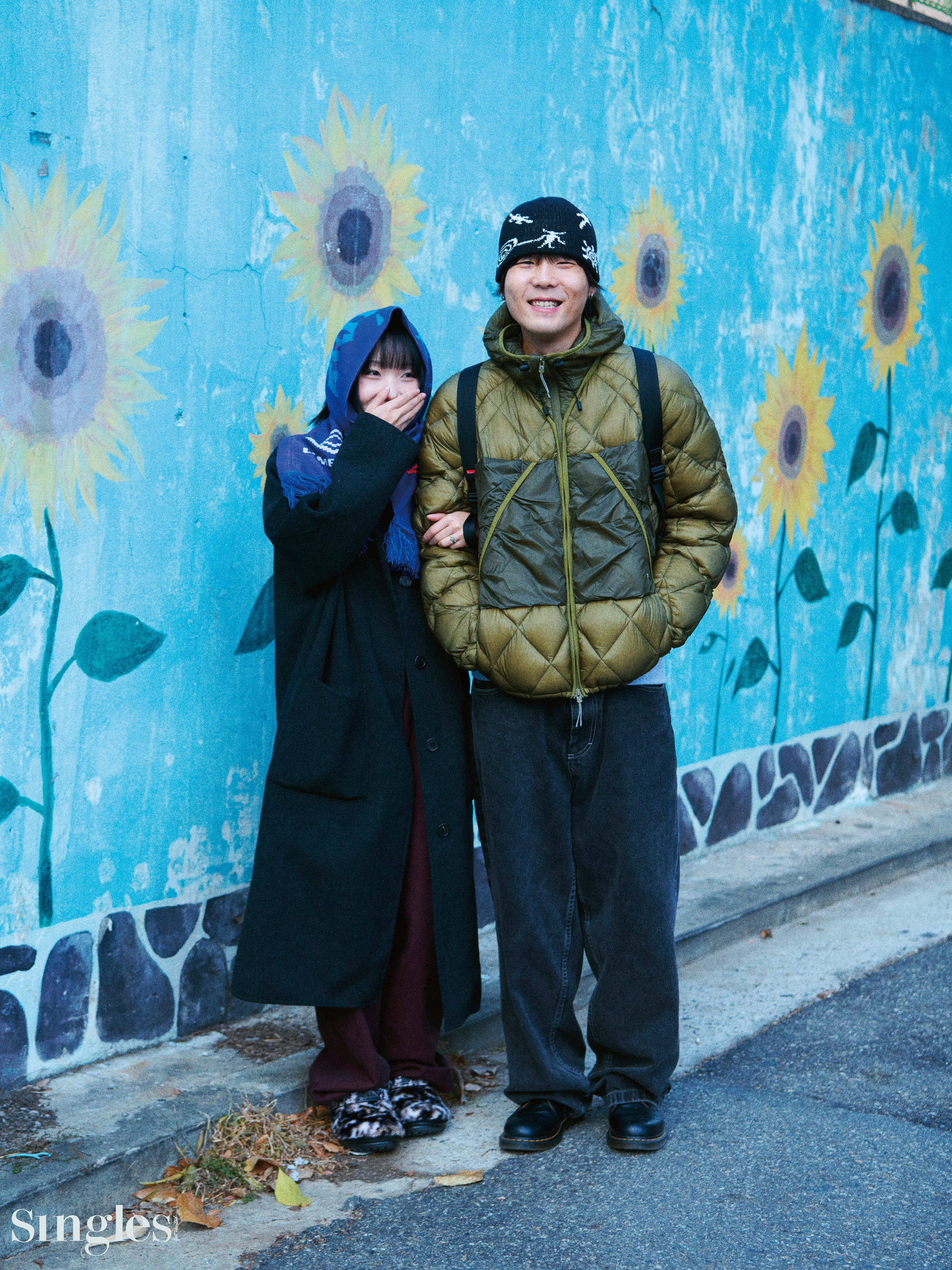 싱글즈 패션 화보, 싱글즈 특집 기사, 성수동, 이호정&유정모