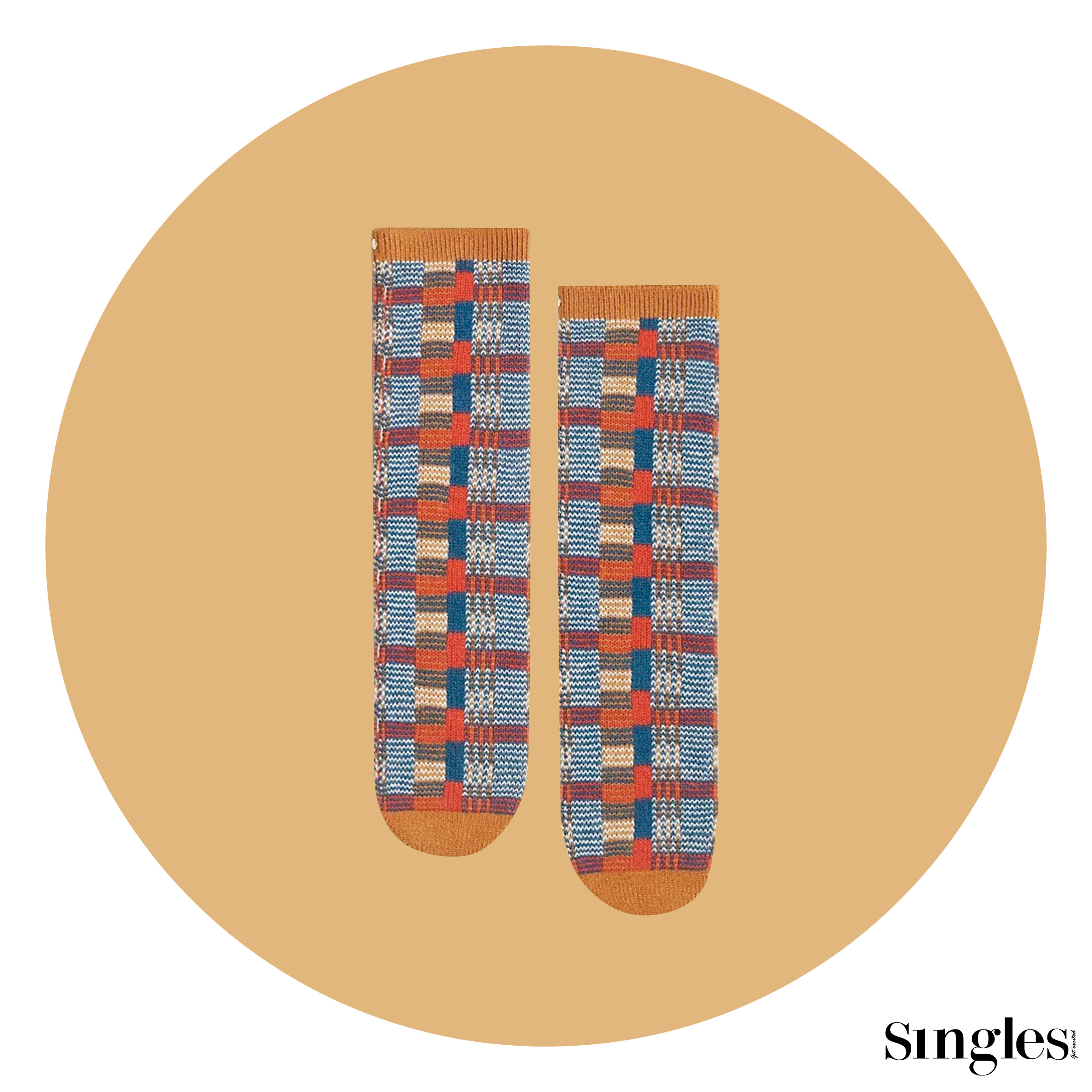 체크 니트 양말, 에르메스