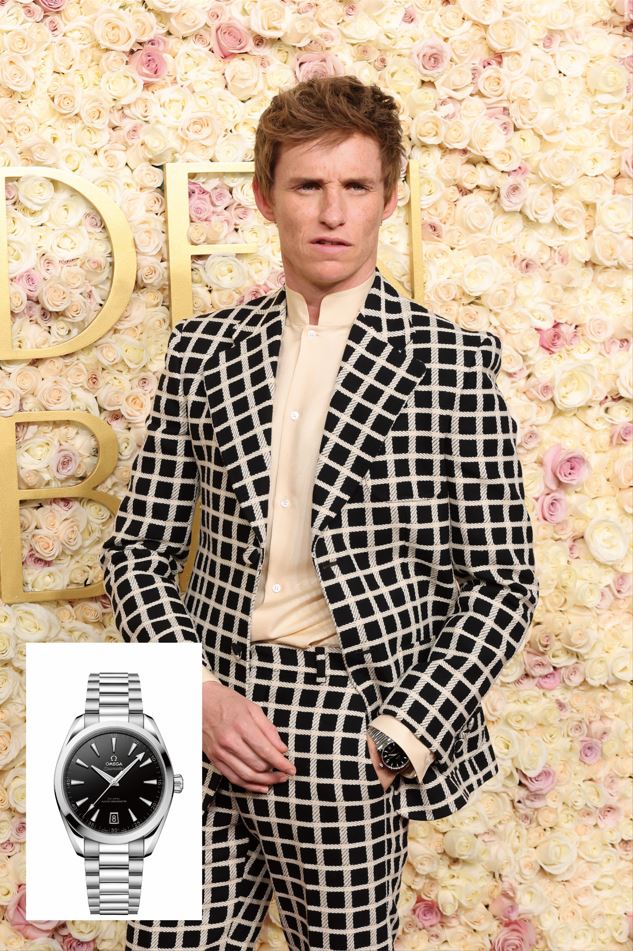 82회 골든글로브에서 오메가를 착용한 에디 레드메인