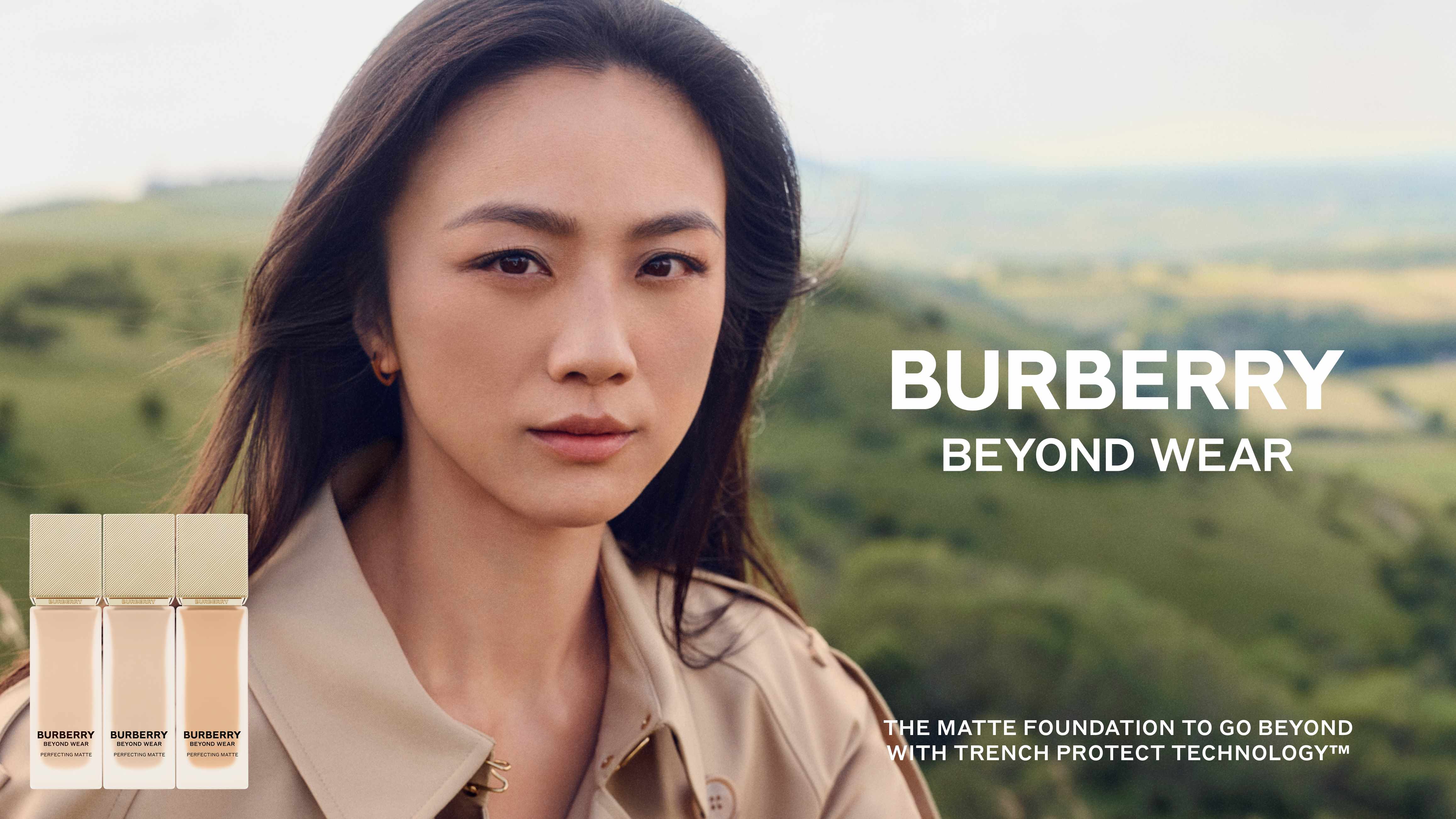 탕웨이와 함께한 버버리 뷰티 비욘드웨어 퍼펙팅 매트 파운데이션 캠페인