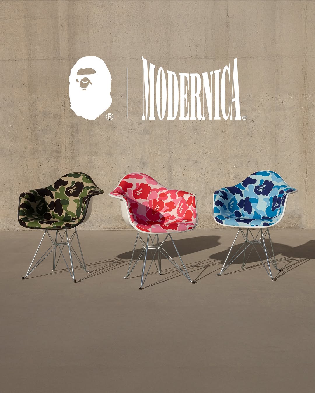 베이프와 모더니카 콜라보 체어