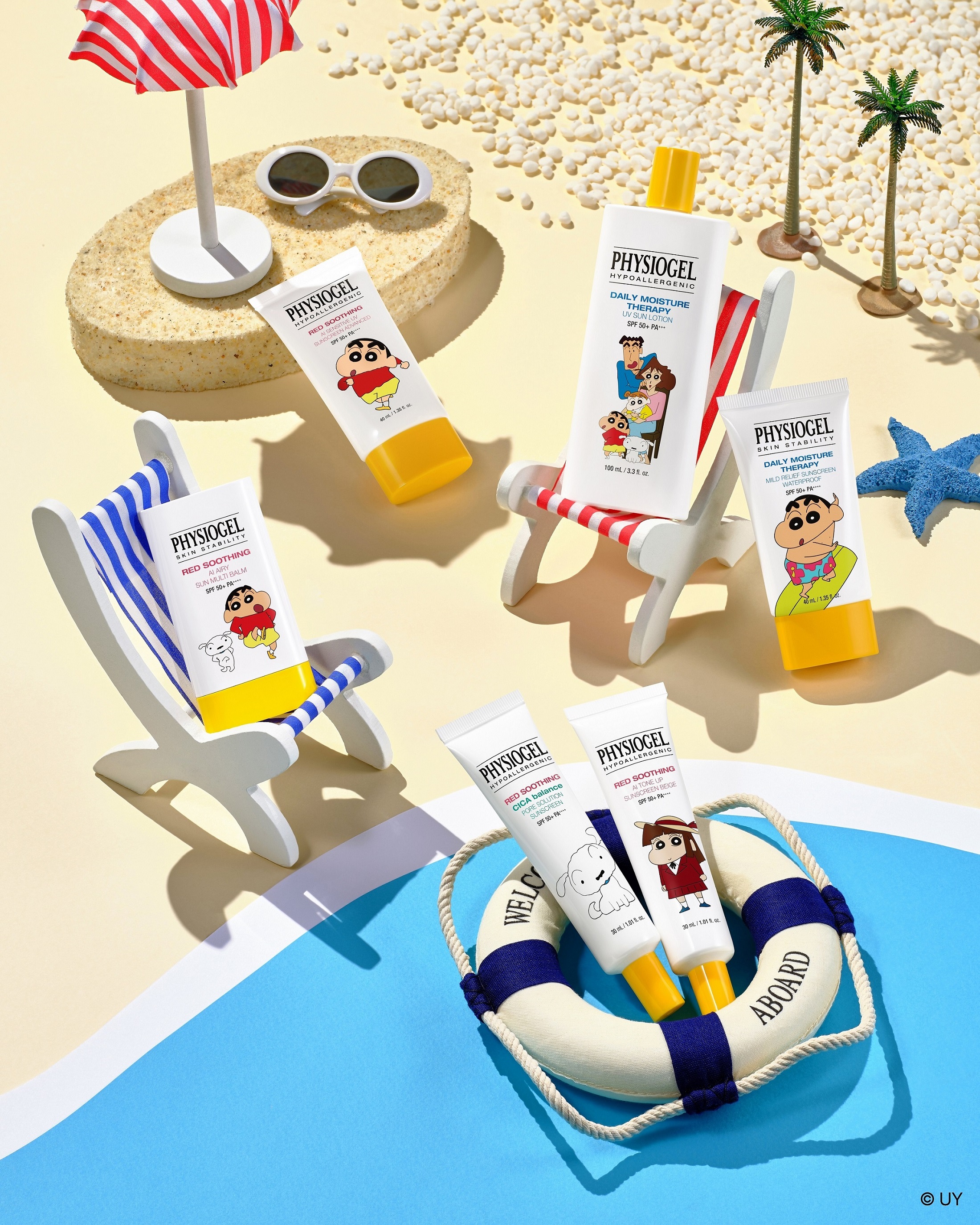 피지오겔 선케어 짱구 에디션 6종