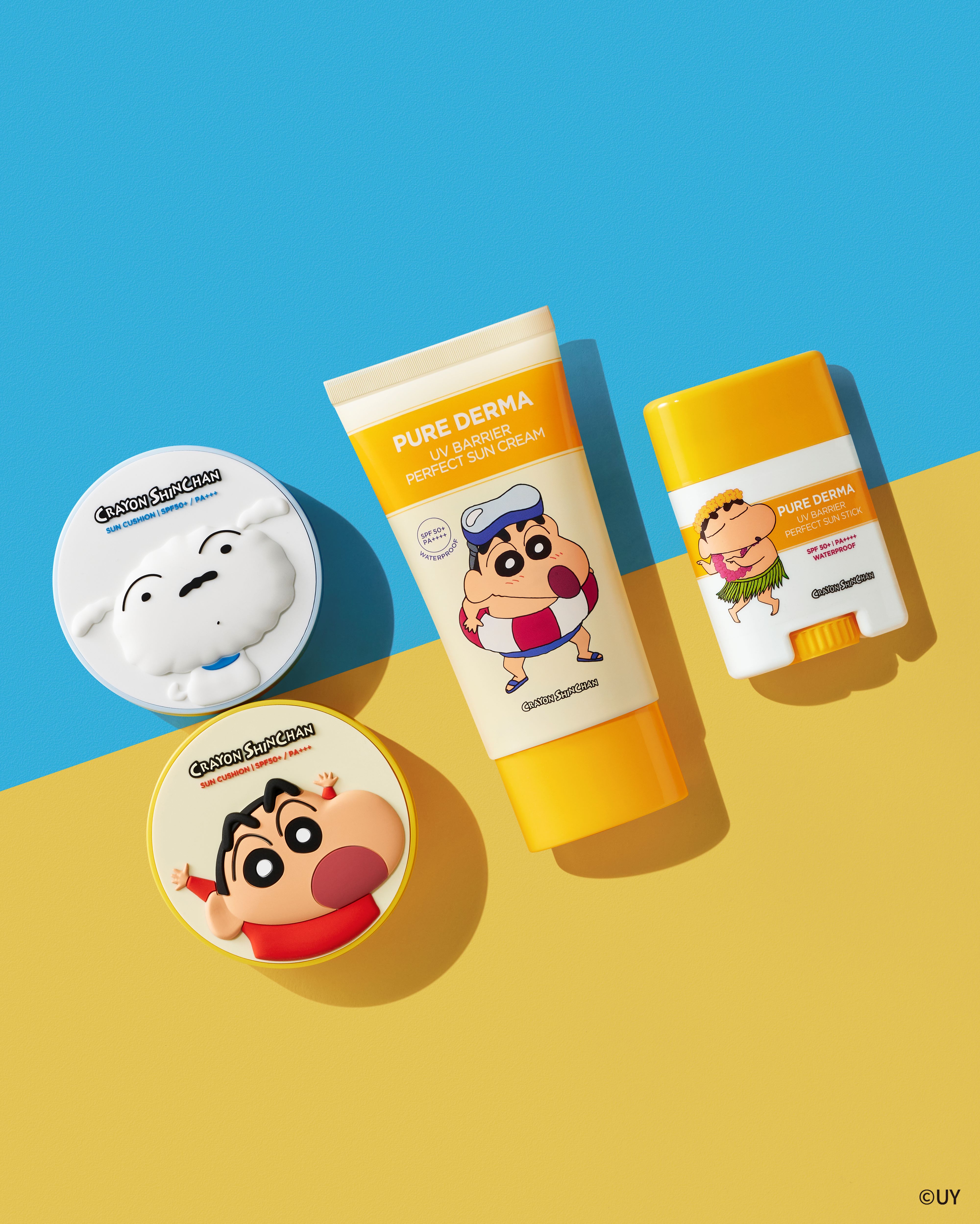 퓨어더마X짱구 UV 배리어 퍼펙트 3종
