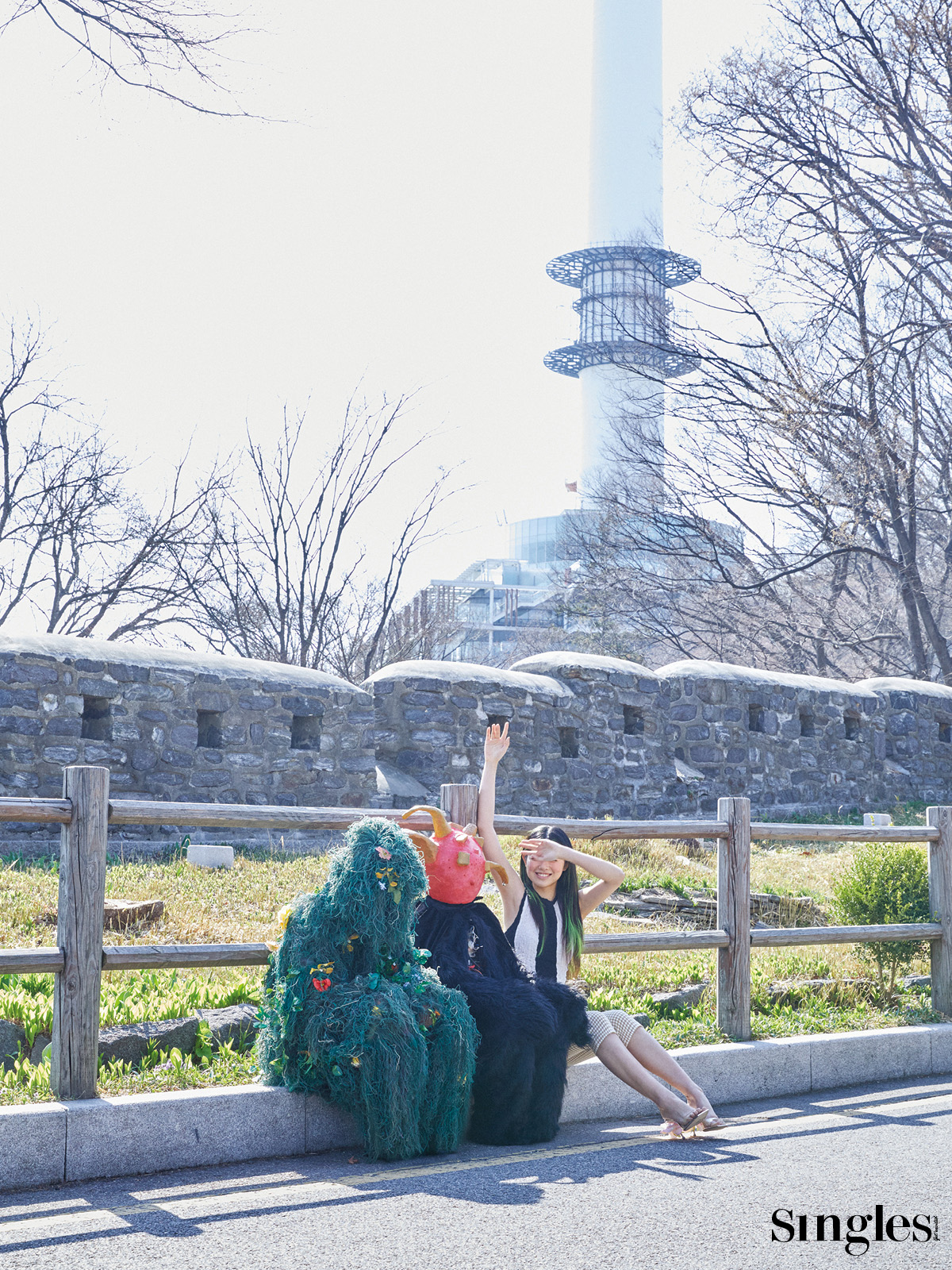 패션, 싱글즈 패션 화보, 크리처, MSGM, 마크공, H&M