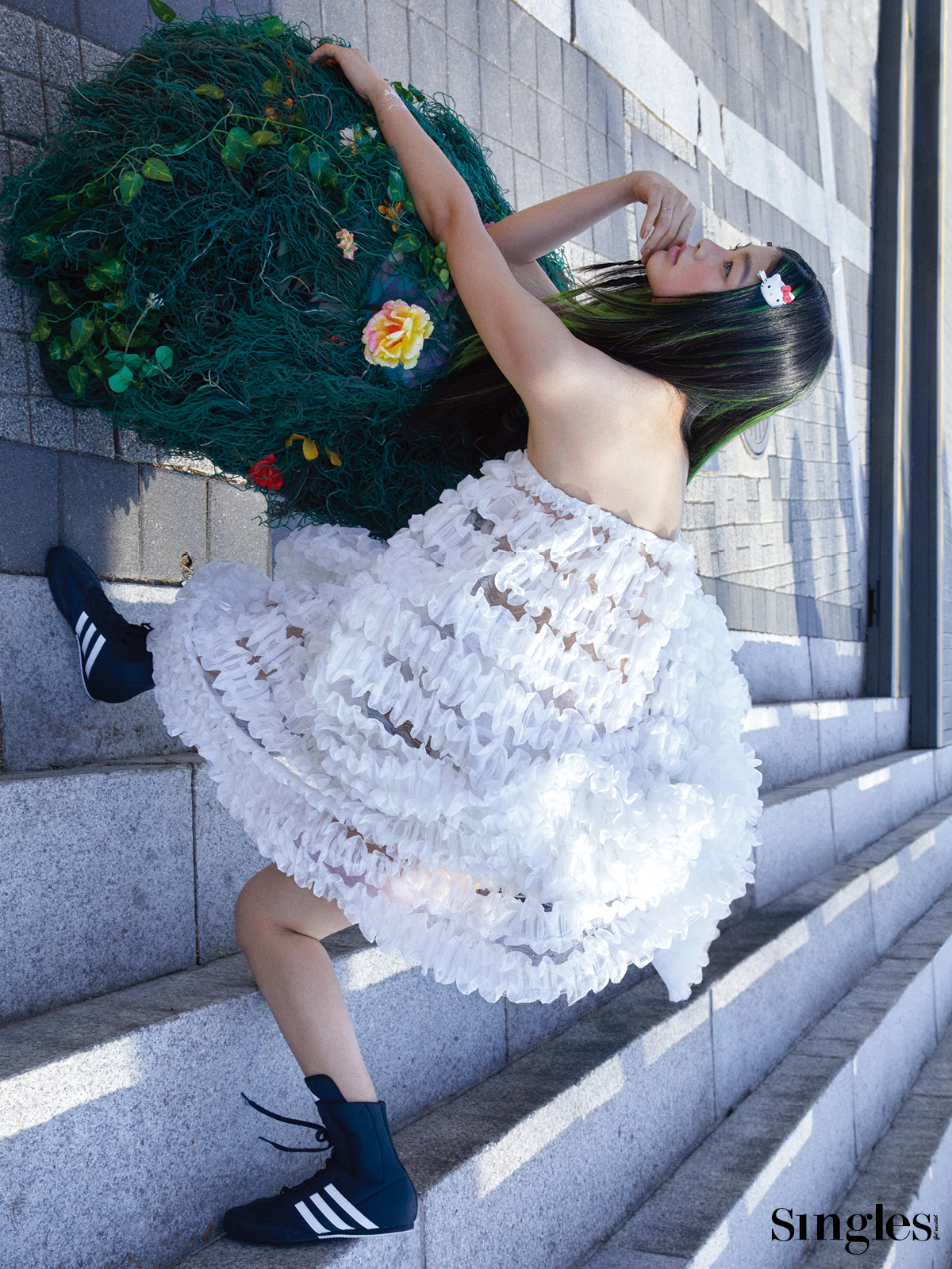 패션, 싱글즈 패션 화보, 크리처, 규리 킴, 아디다스 오리지널스