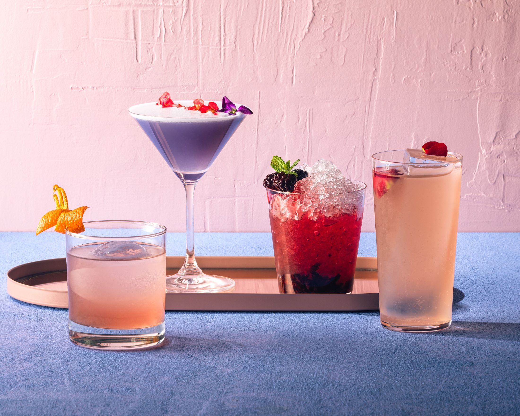 안다즈 X 세븐틴 프로모션 칵테일과 무알콜 칵테일