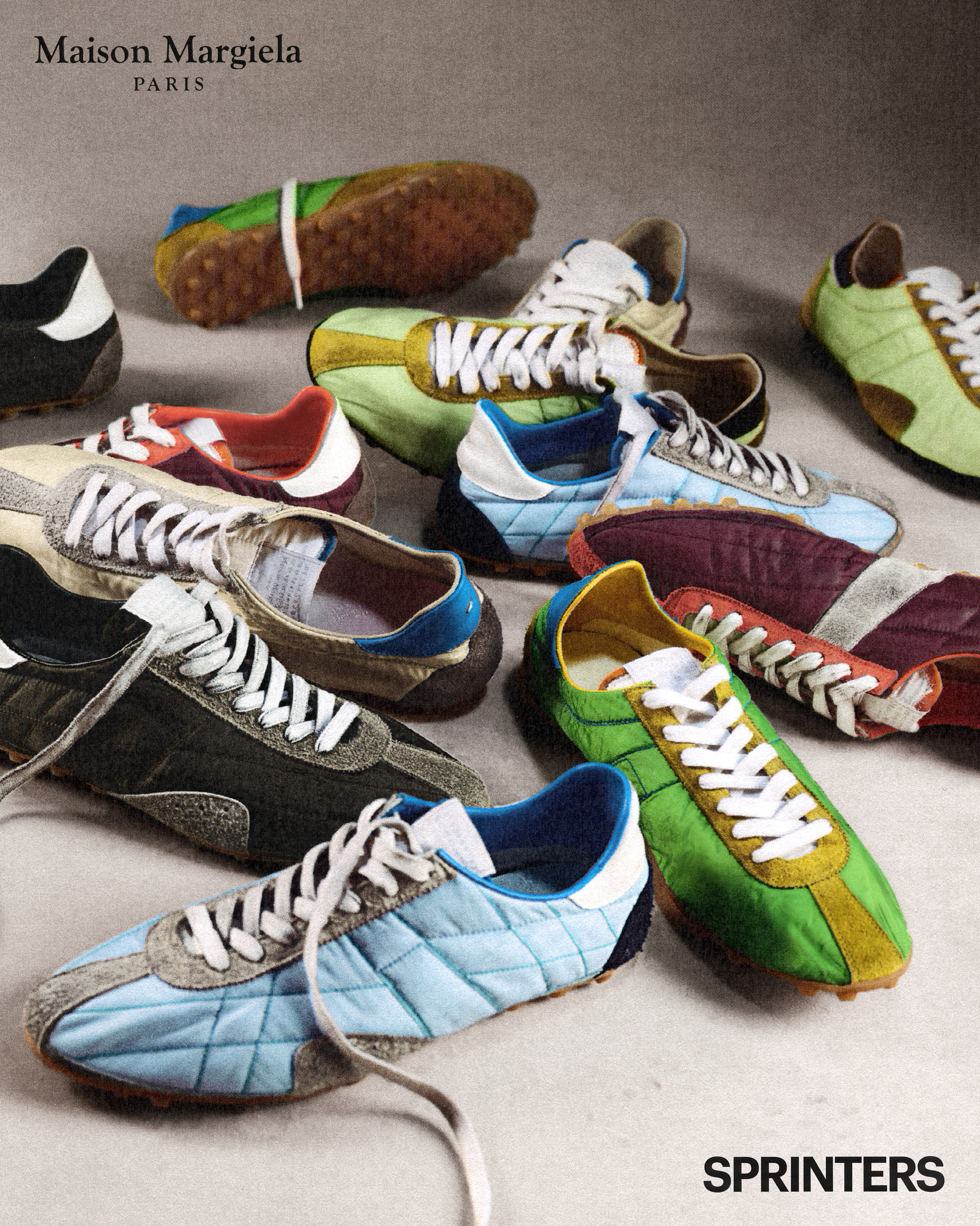 메종 마르지엘라가 새로운 스니커즈 ‘스프린터스’를 공개했다.