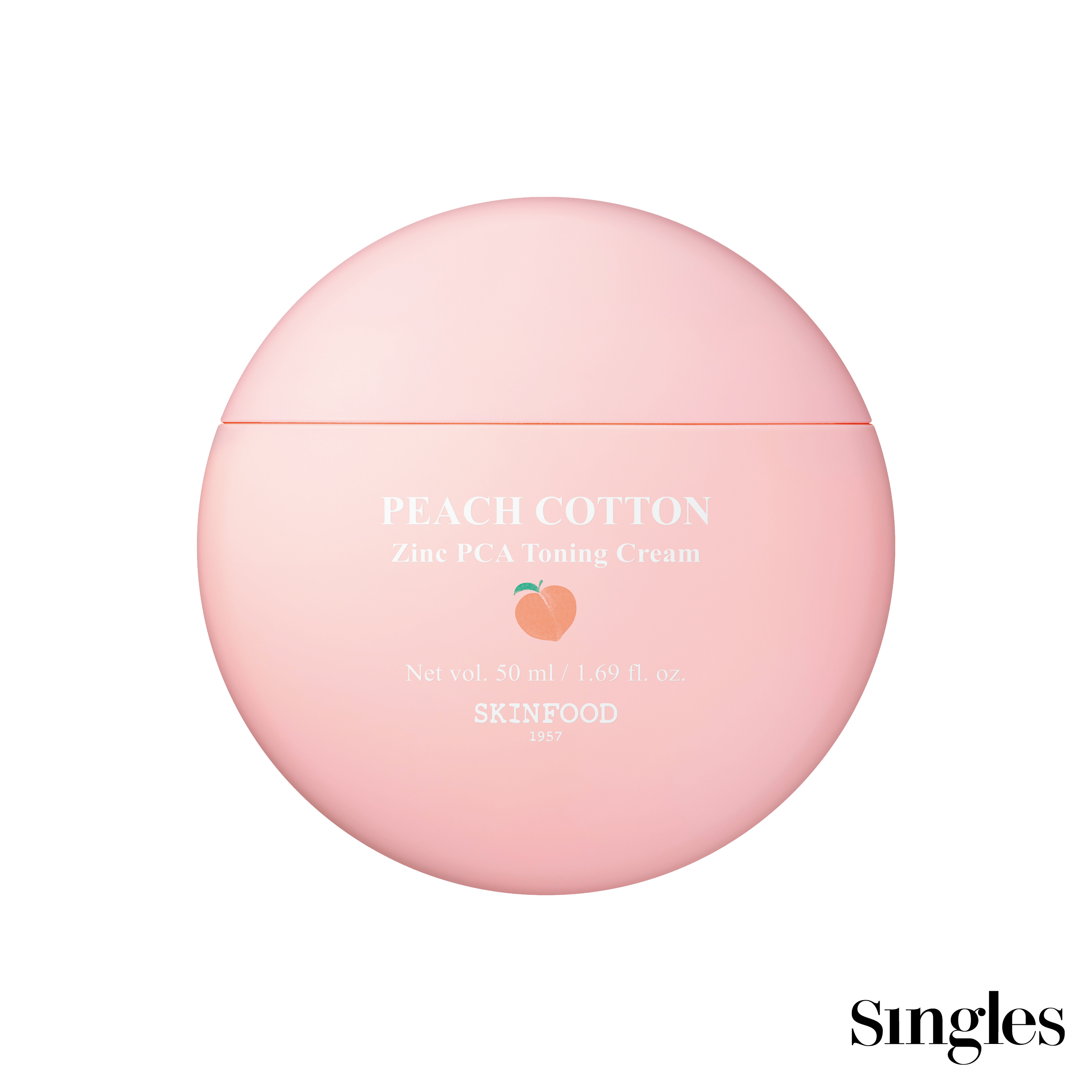 스킨푸드 피치뽀송 징크피씨에이 토닝 크림