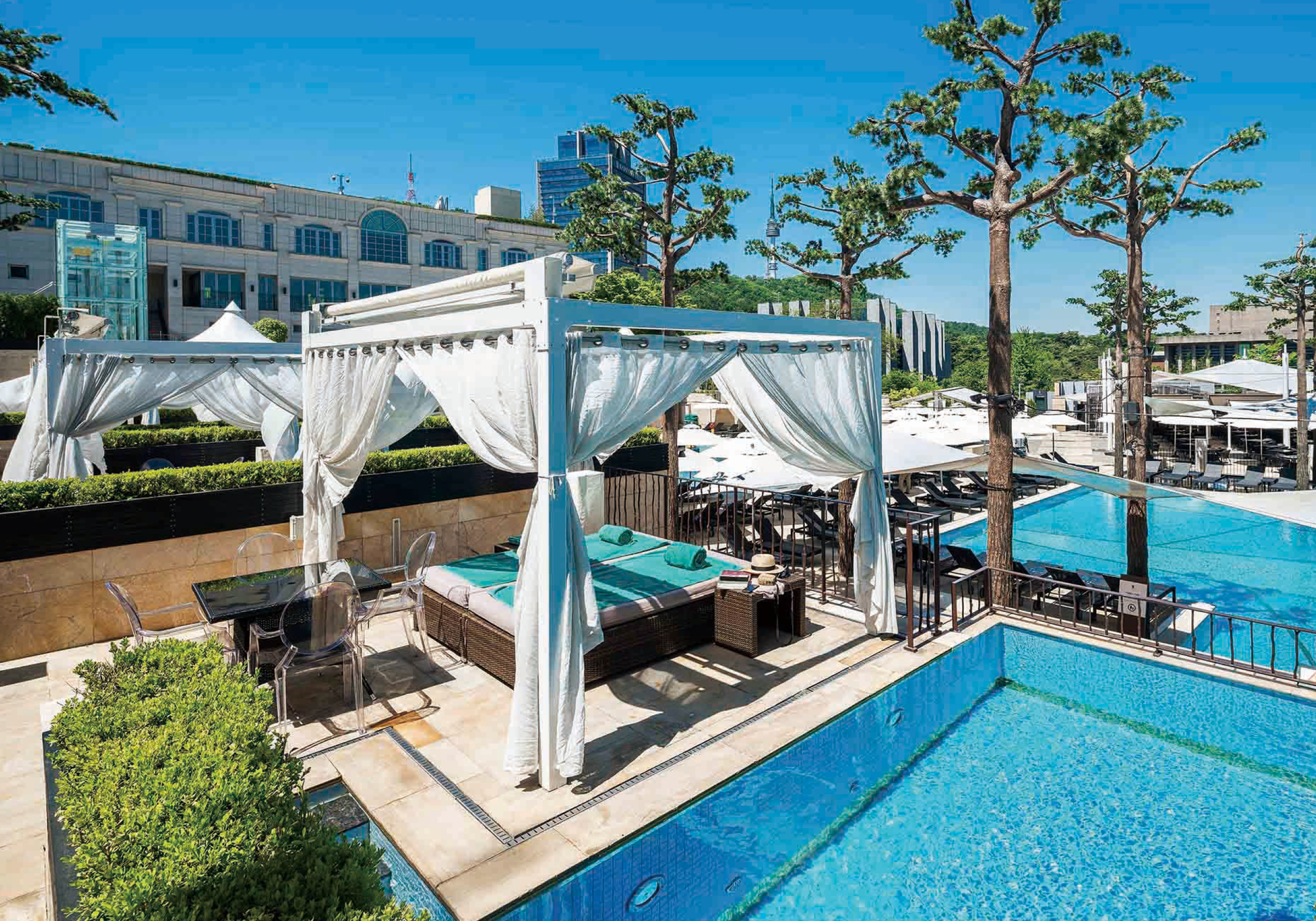 반얀트리 클럽 앤 스파 서울 오아시스 야외 수영장