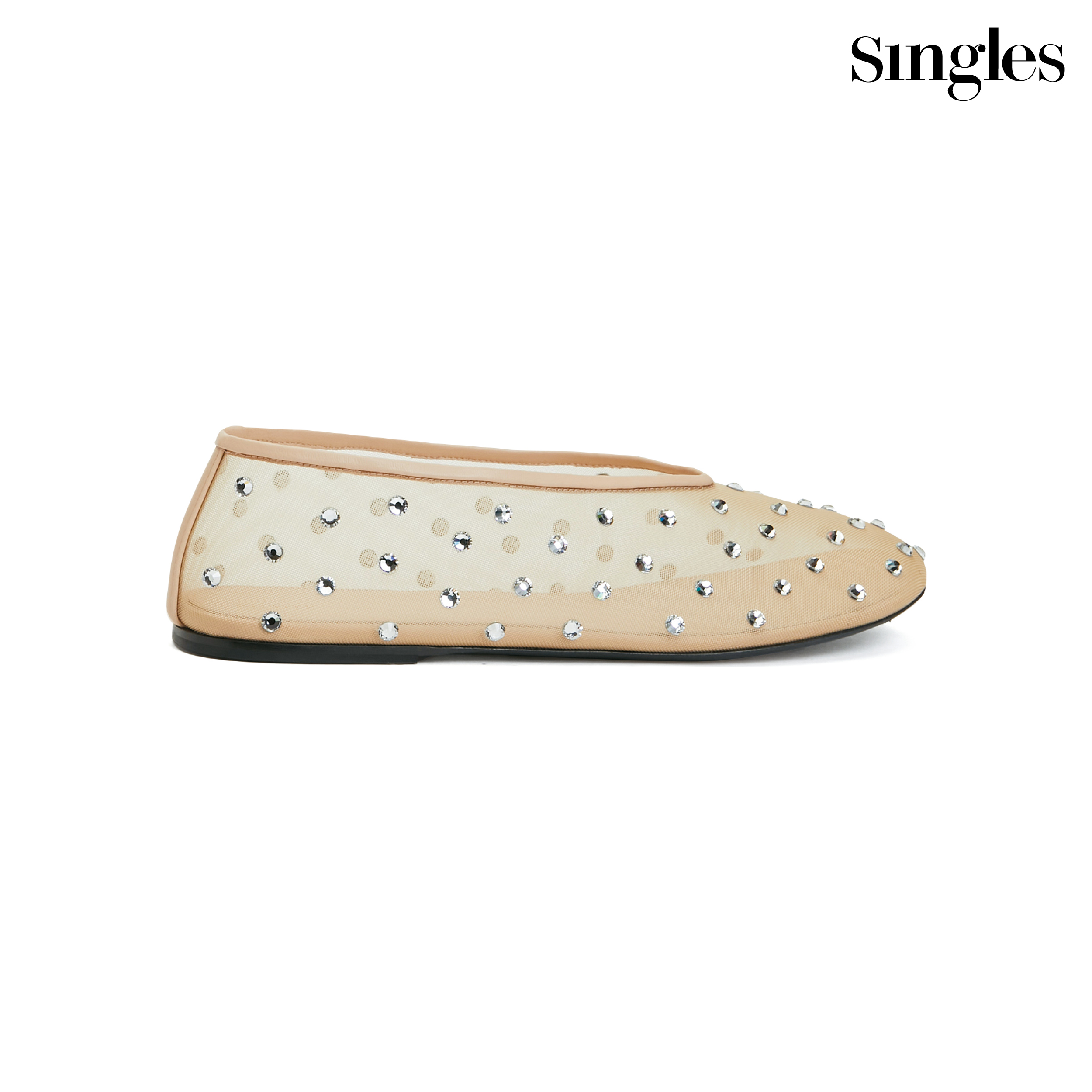 케이트 메시 발레 플랫