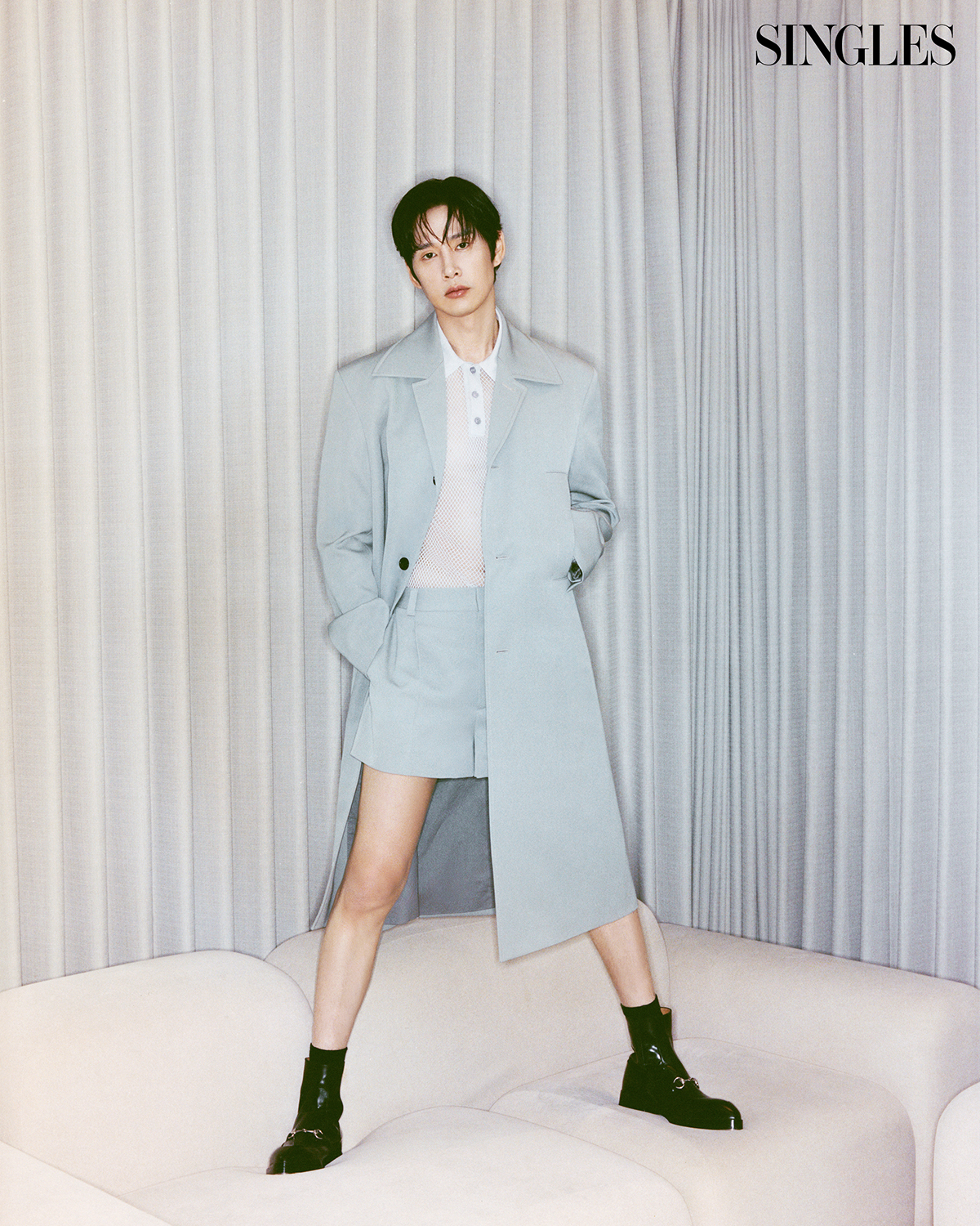 배우 박성훈의 싱글즈 화보 이미지, 박성훈, 전재준, 더글로리, 박성훈, 오징어게임3