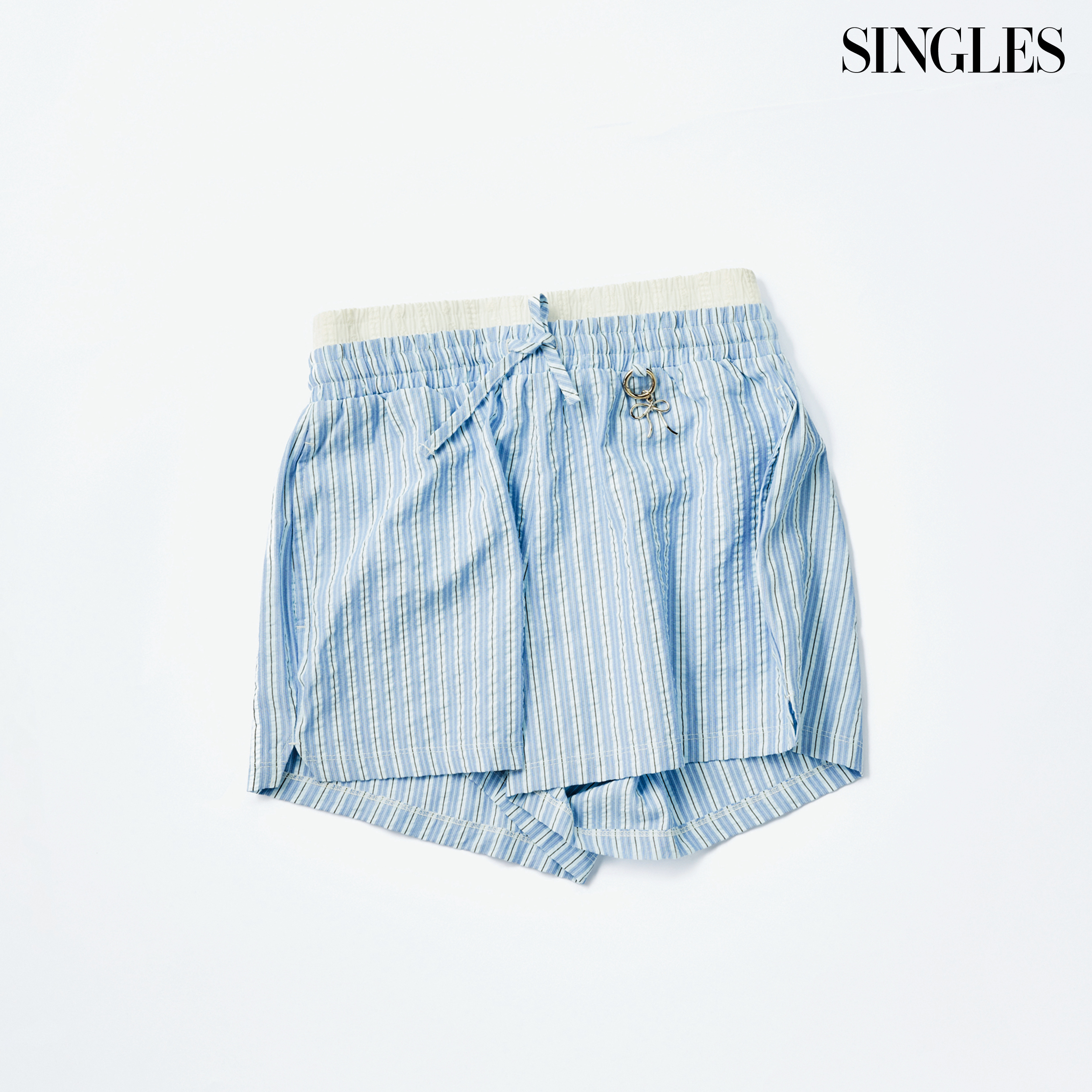 포에브 리본 키링 장식 복서쇼츠